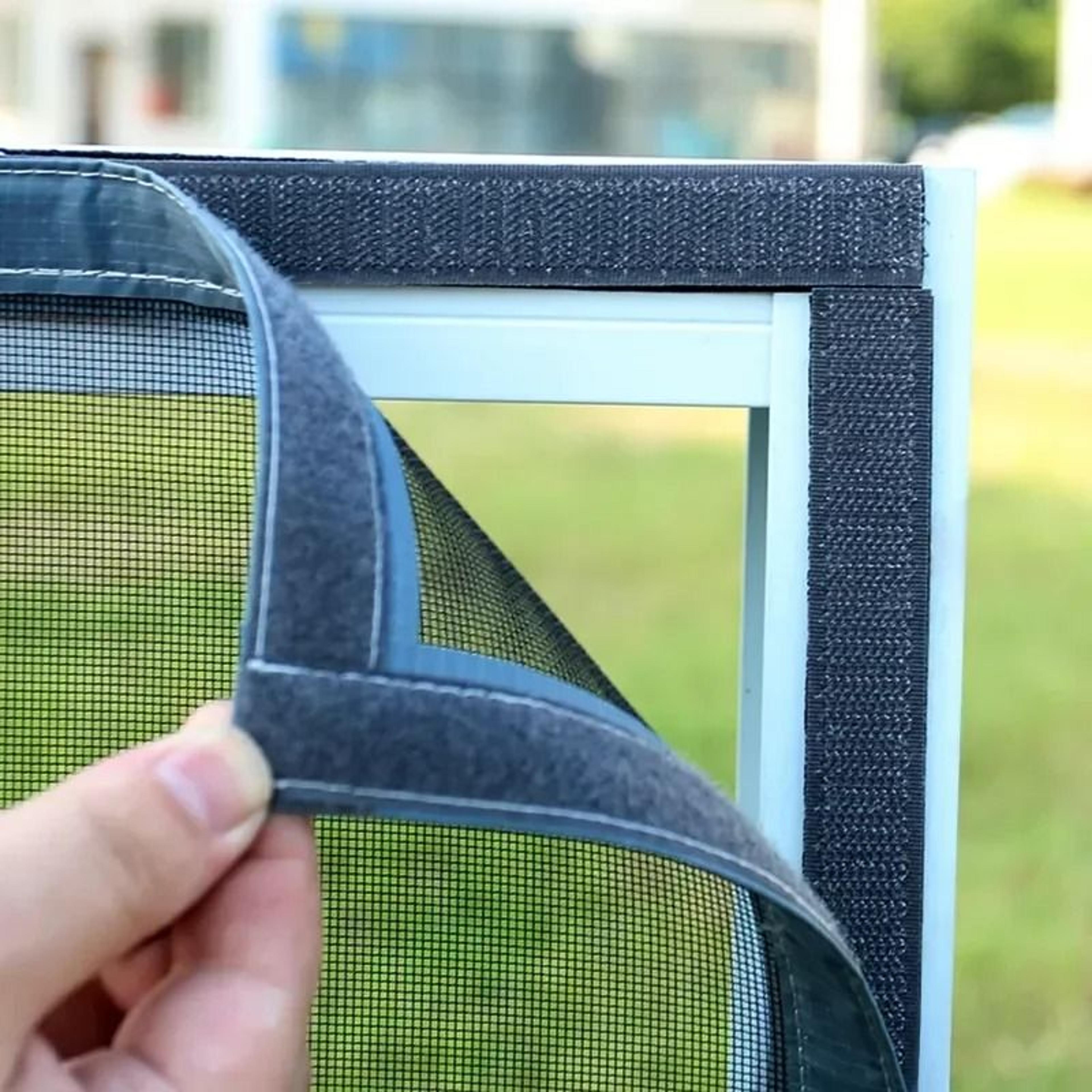 reusable self adhesive mosquito window screen keeps bugs out fresh air