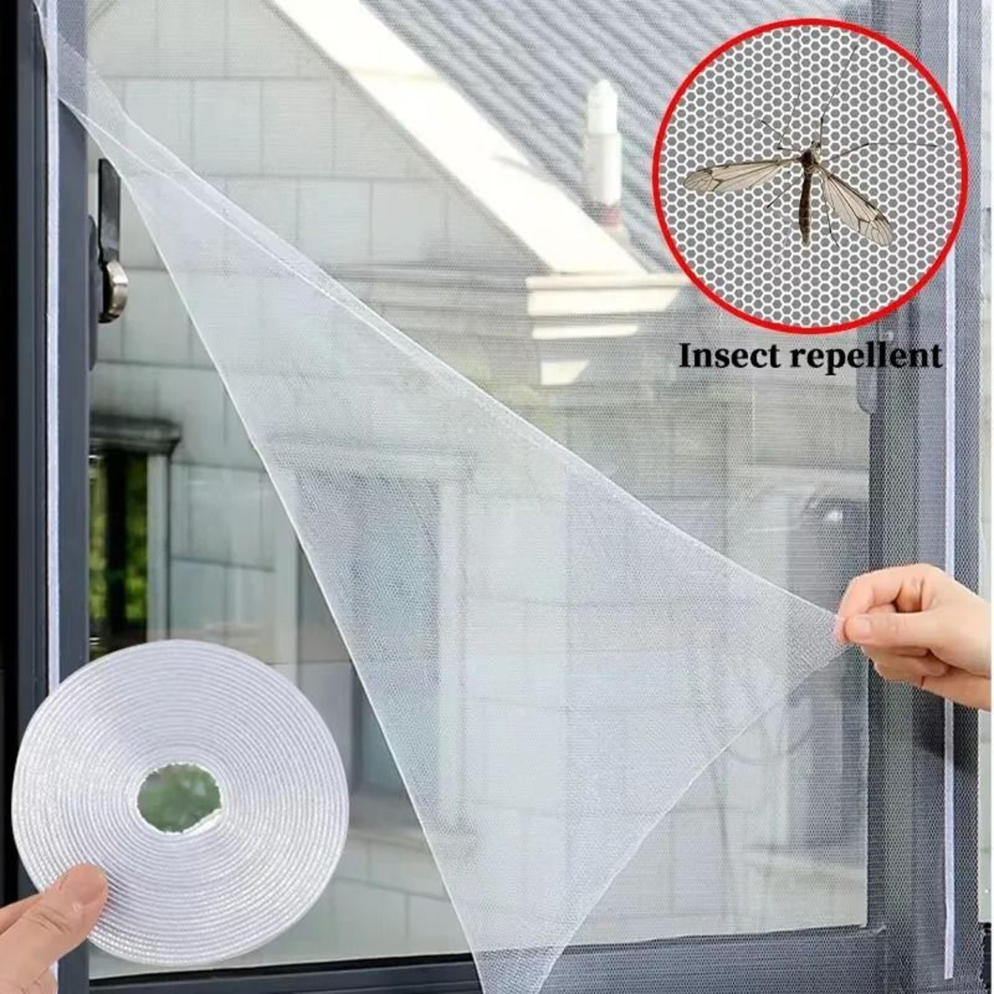 self adhesive mosquito window screen keeps bugs out with easy cutting