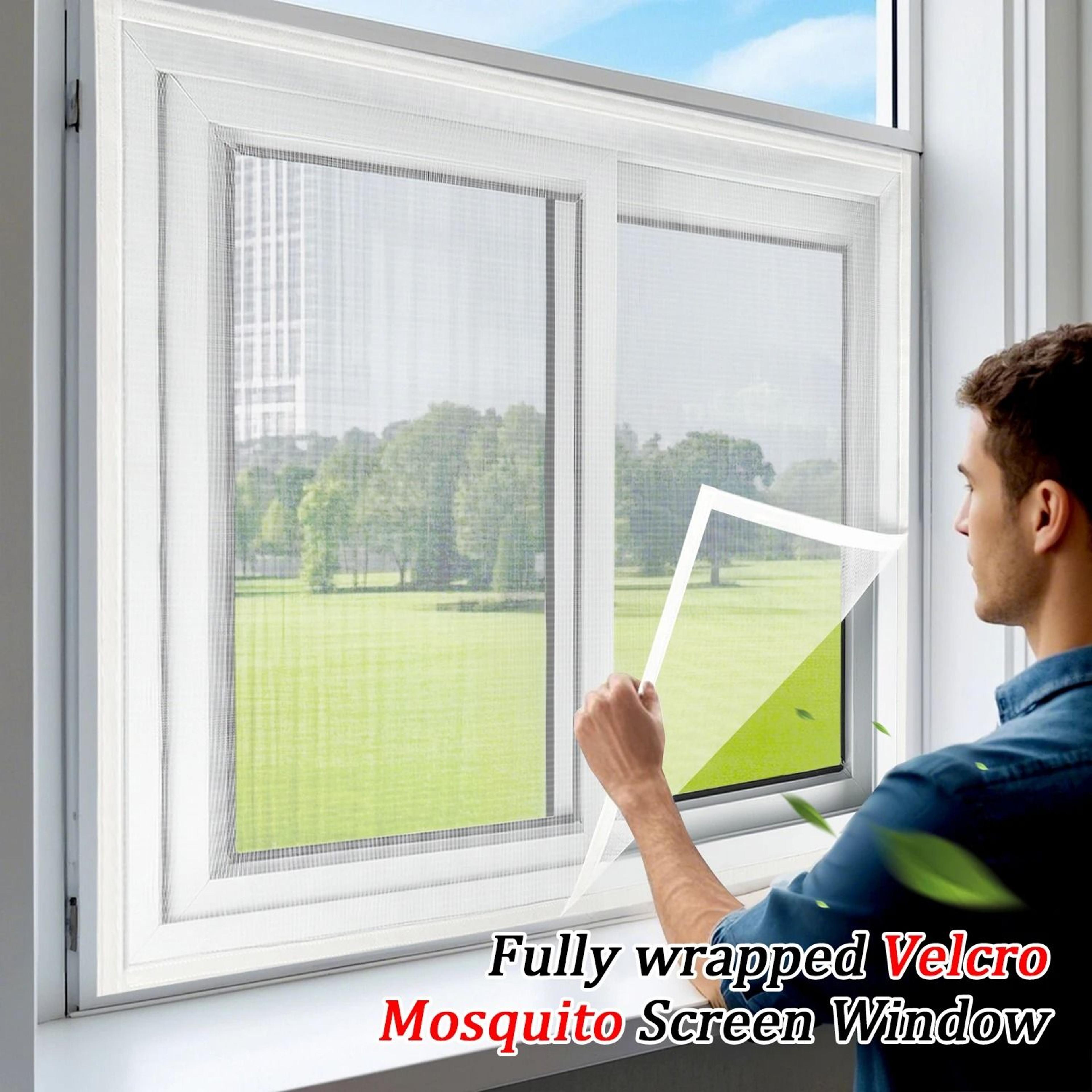 self adhesive mosquito window screen for breathable bug free home protection