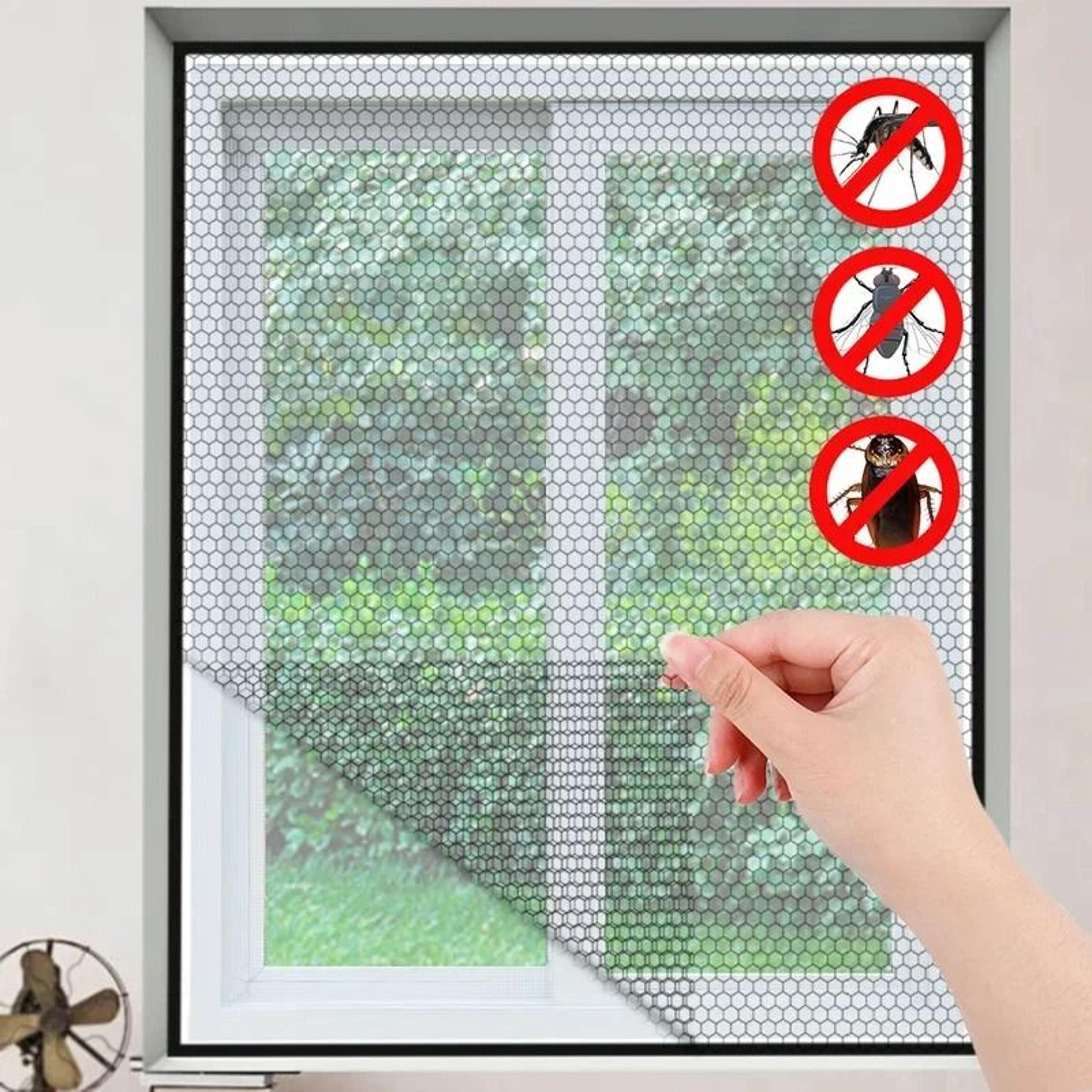 self adhesive mosquito window screen mesh for fresh air bug protection