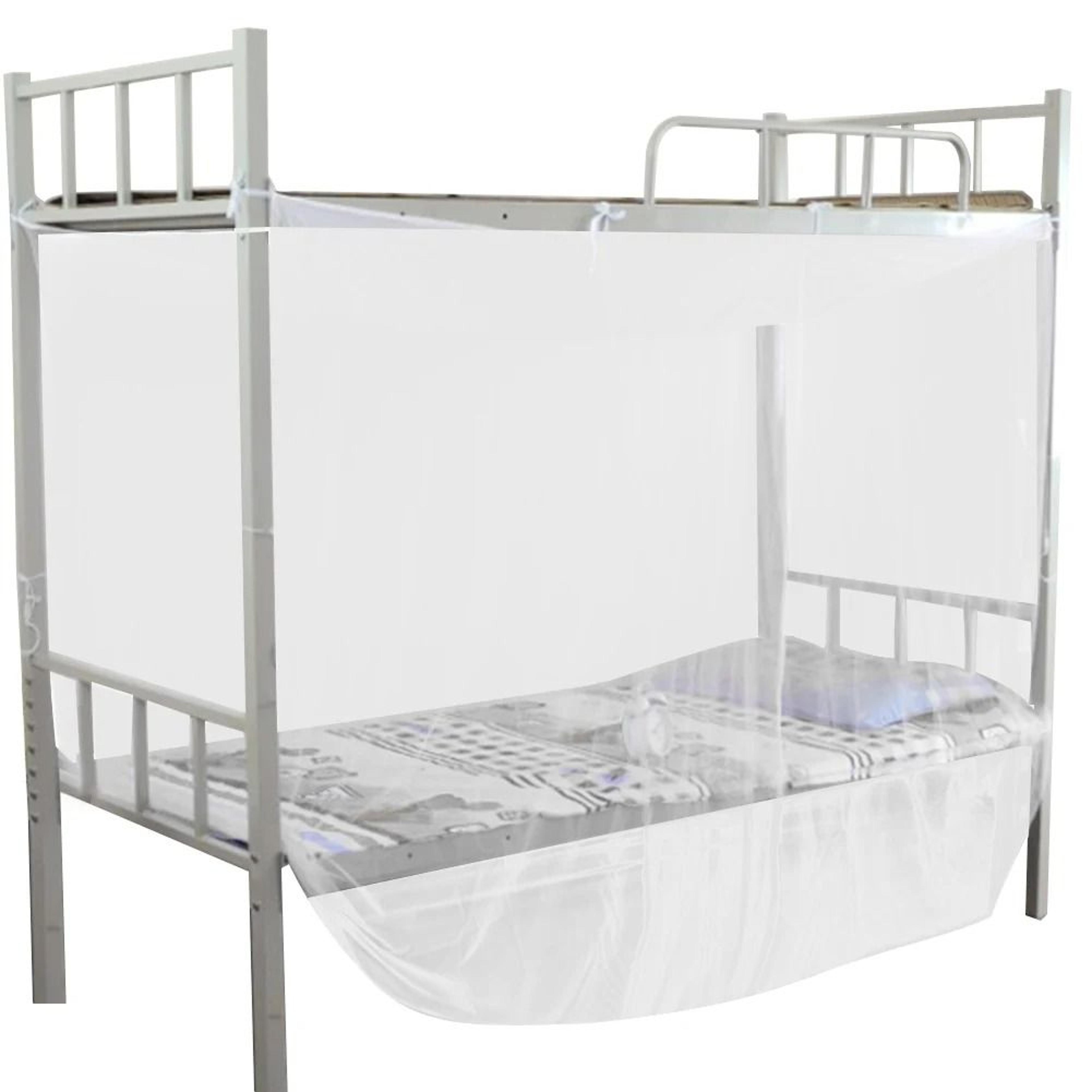 white four corner mosquito bed canopy net for peaceful sleep protection