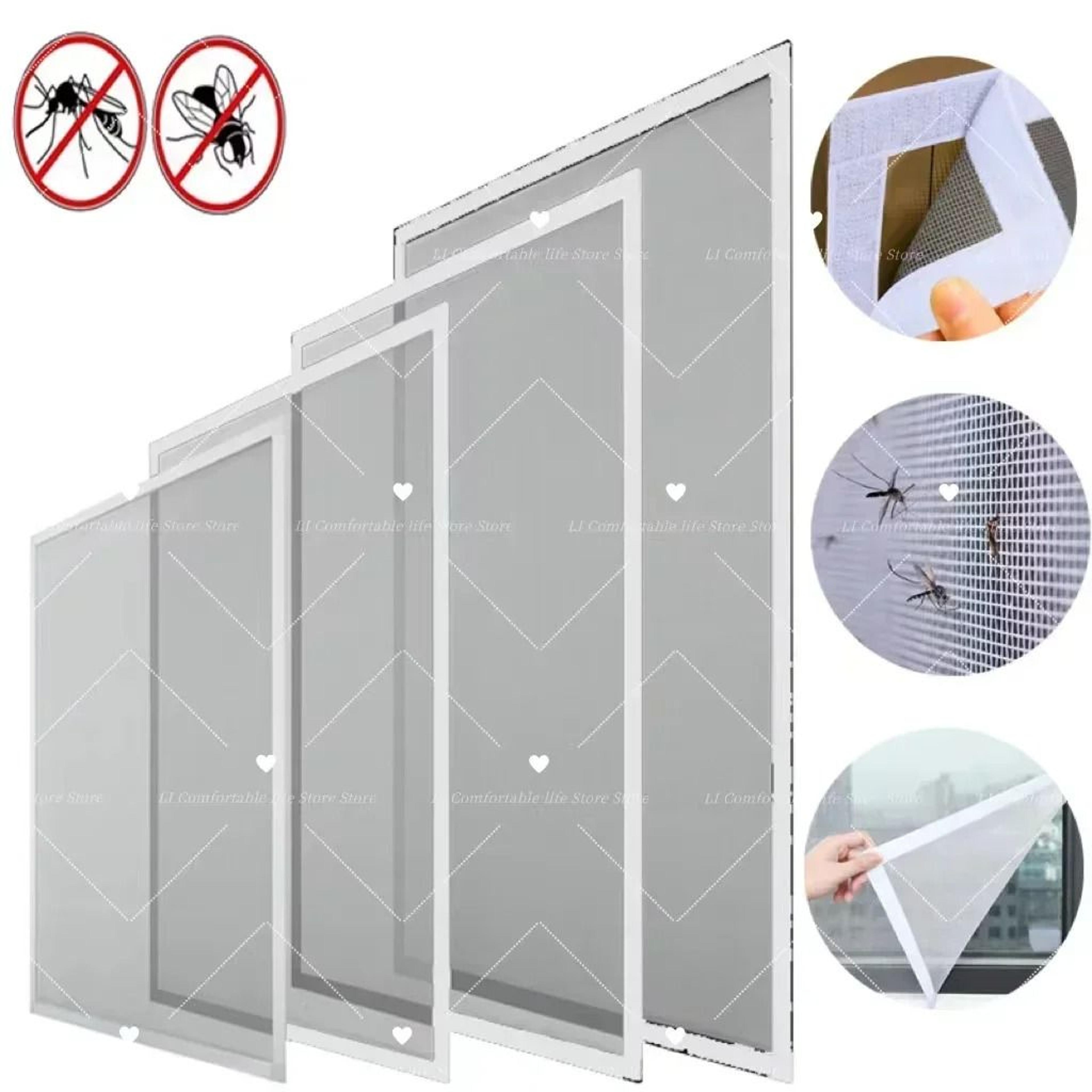 custom self adhesive mosquito window screen for invisible insect protection