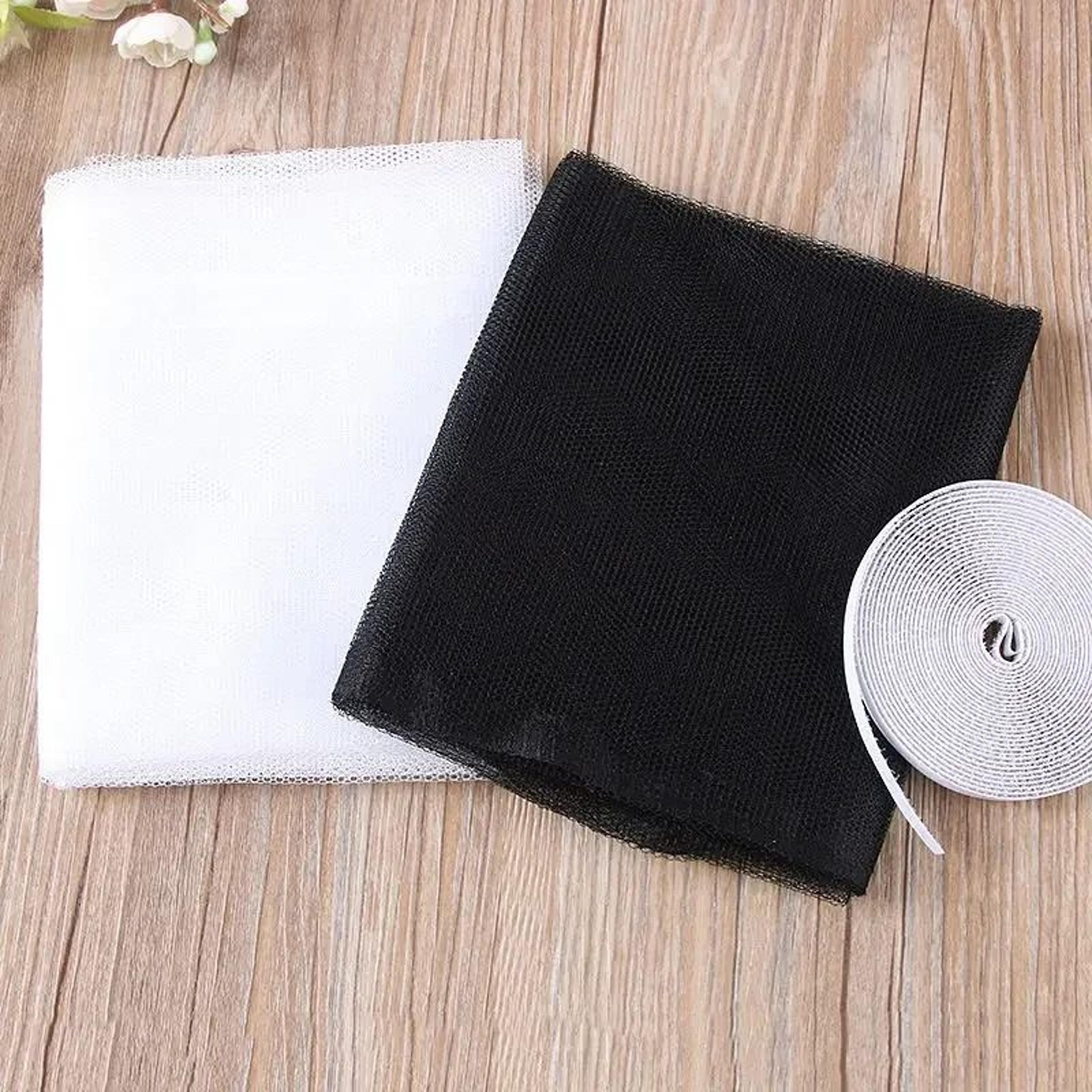custom fit self adhesive window screen for fresh air bug protection