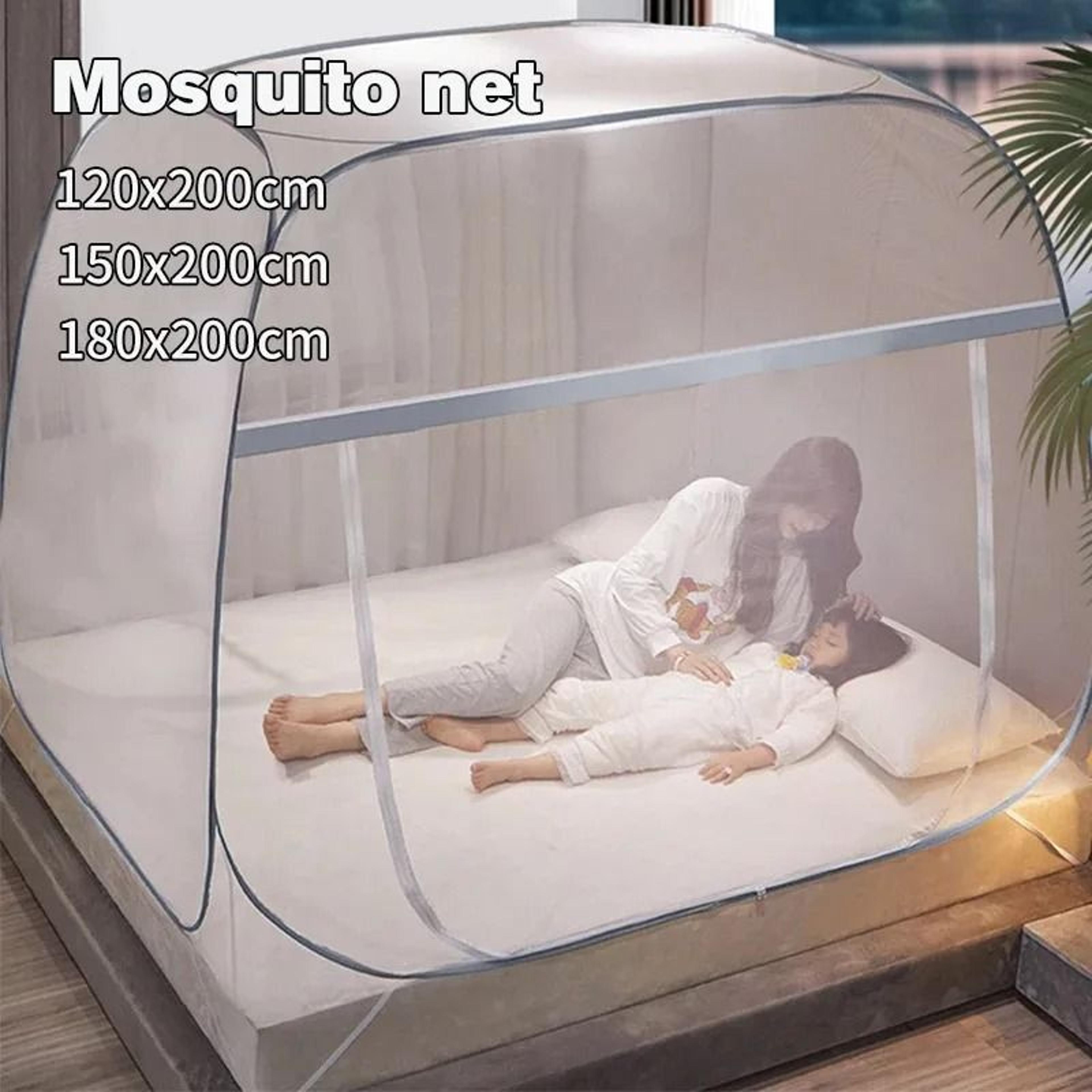 portable foldable mosquito net tent for comfortable single double bed protection