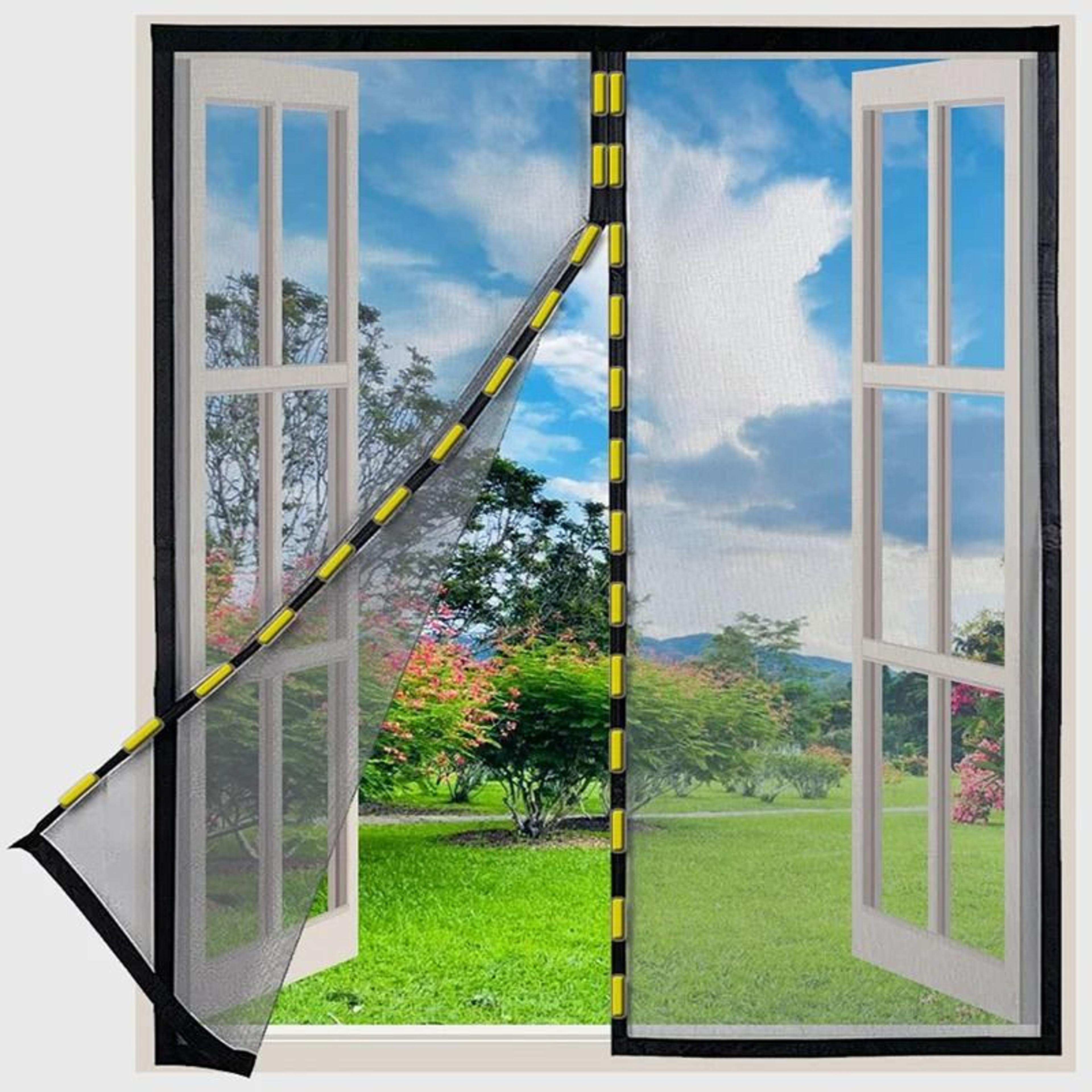 custom magnetic fiberglass window screen for breathable removable mosquito protection home