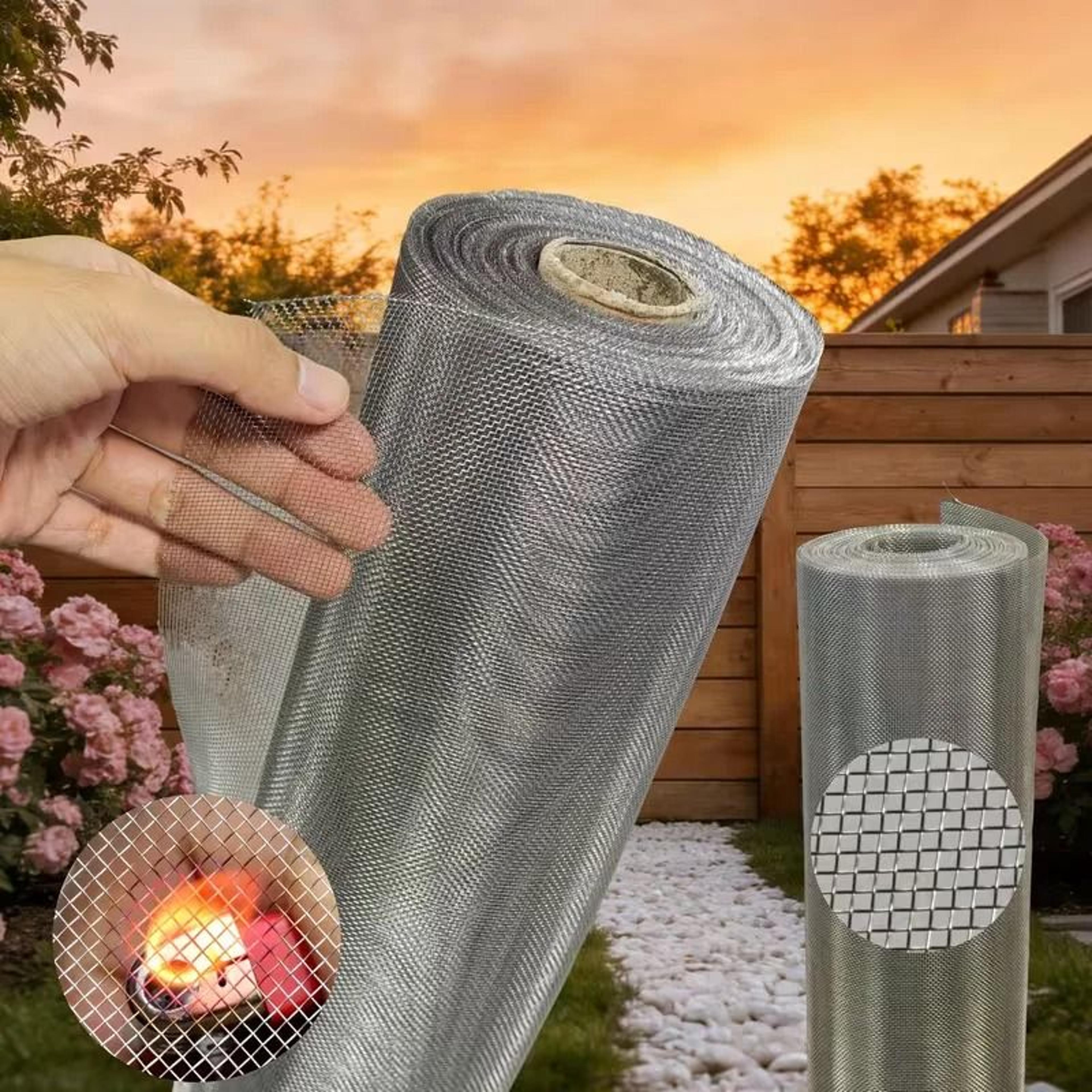 durable 304 stainless steel woven mesh for ventilation filters gardens windows