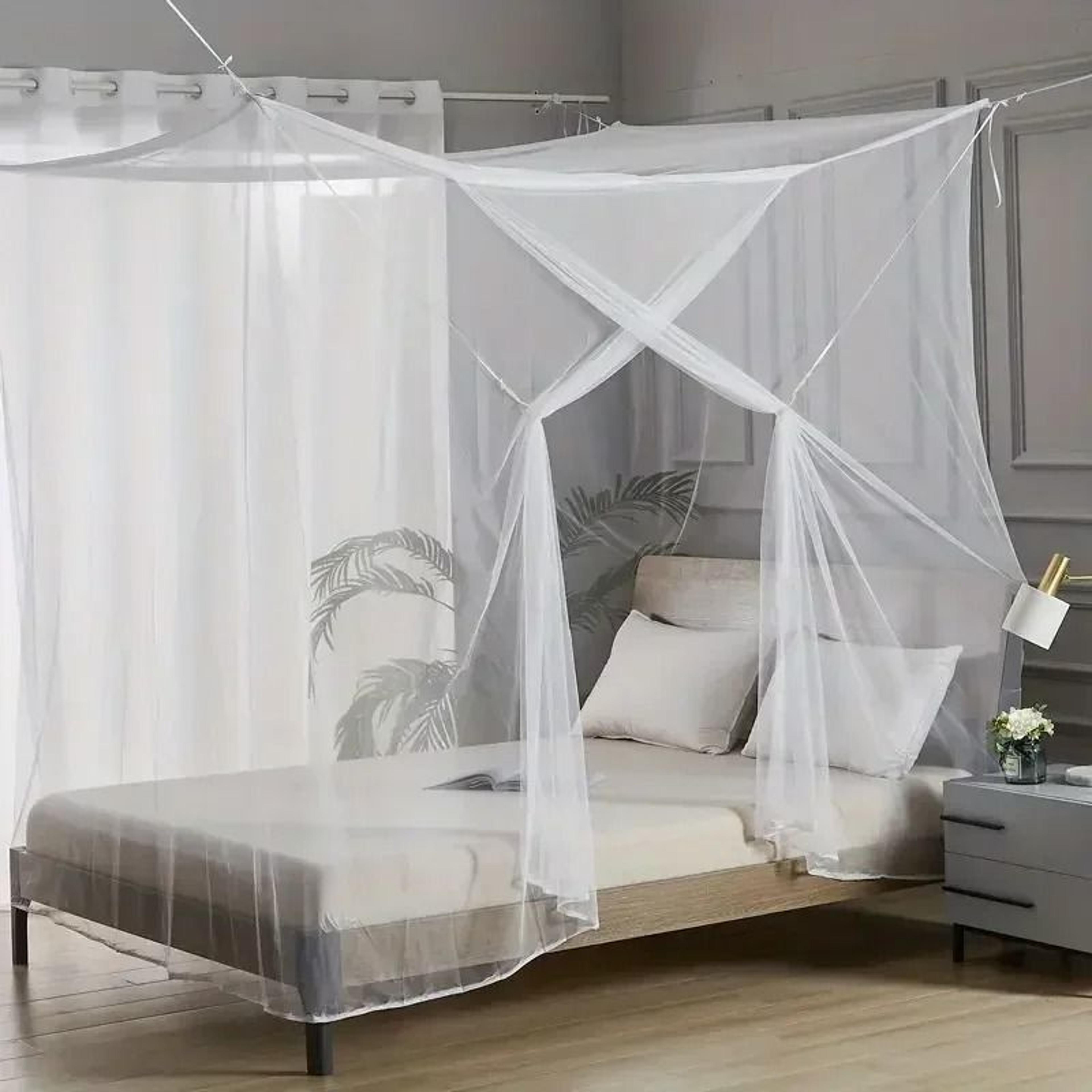 portable square mosquito net tent for camping home and summer sleeping