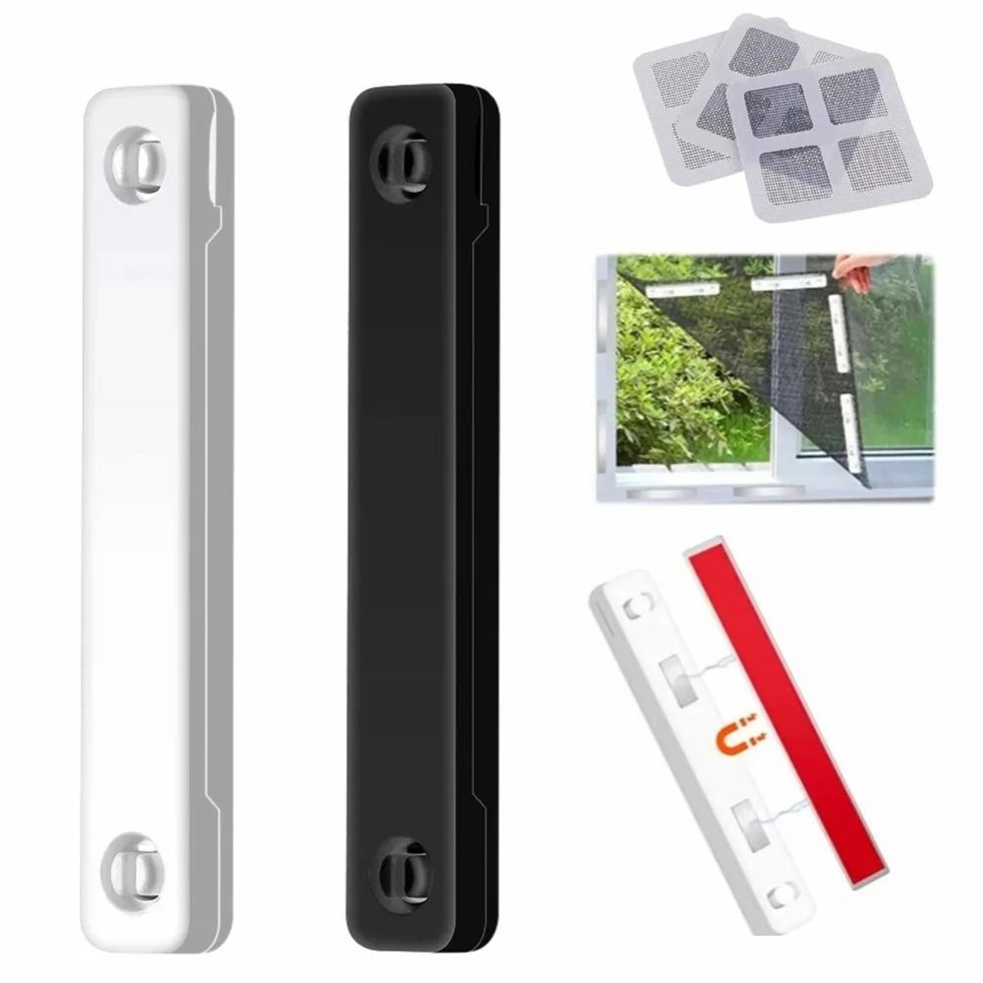 magnetic window screen clips no drill rustproof mosquito net fixing buckles