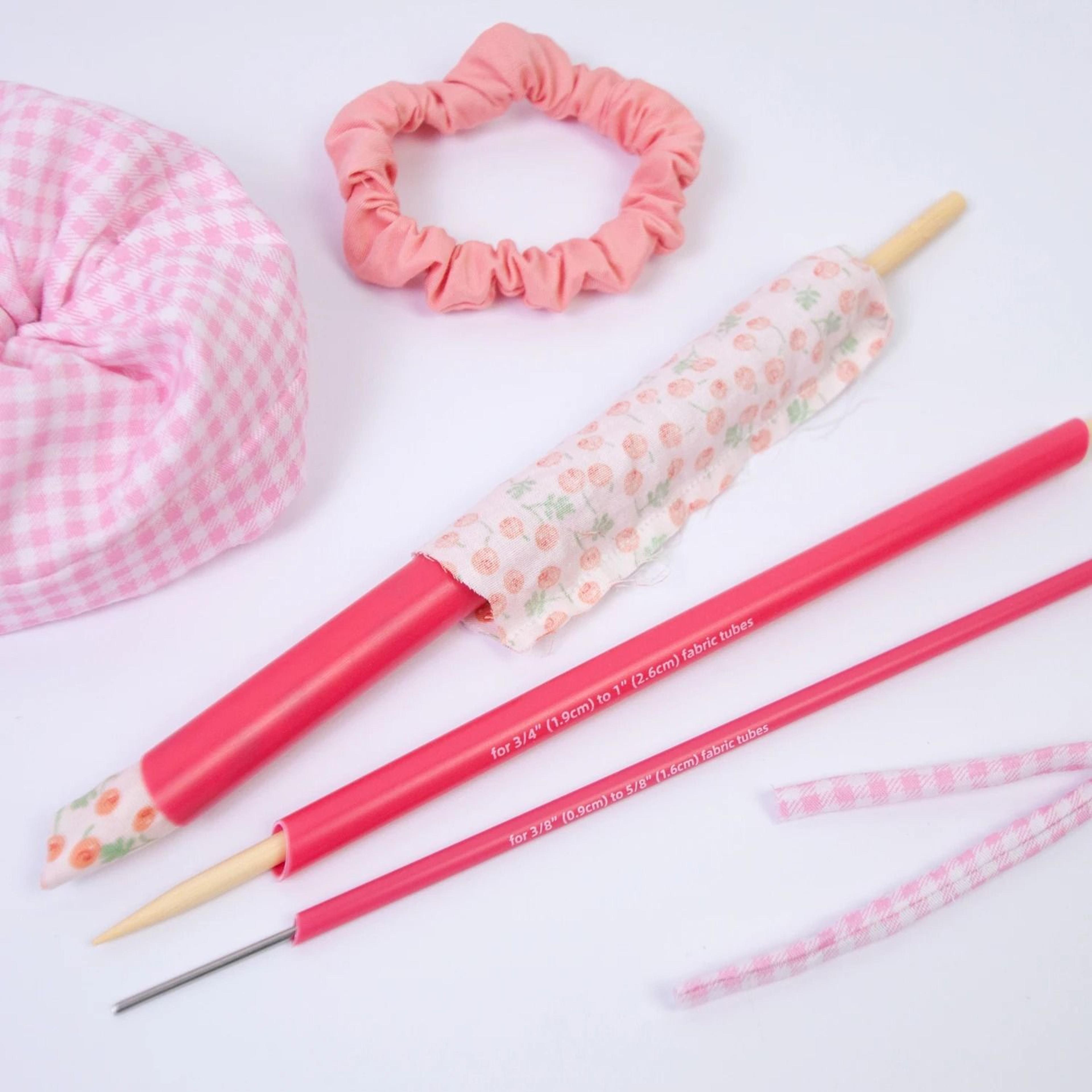 three size fabric tube turner set for easy strap sewing projects