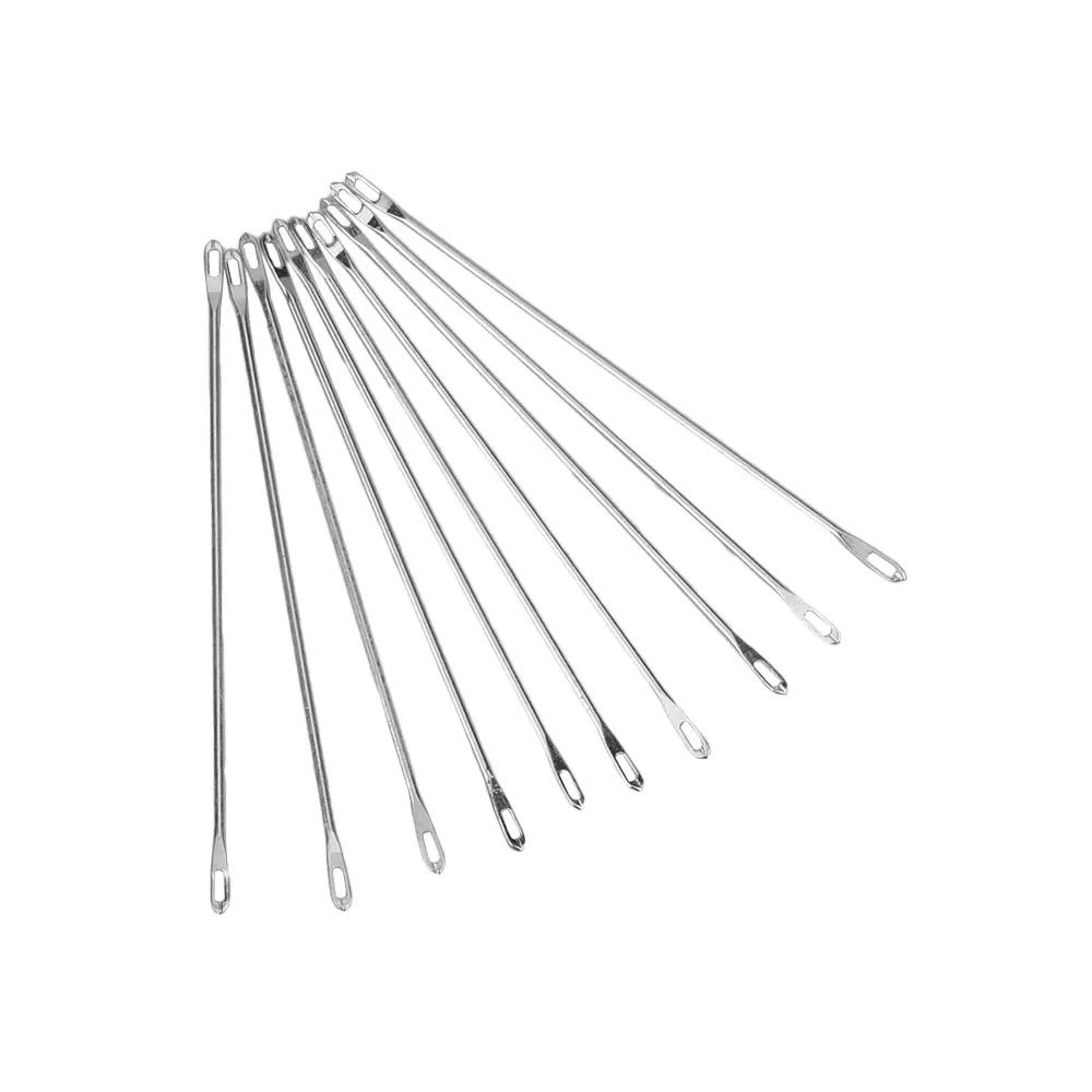 double eyed transfer needles ten piece set for knitting machine repairs