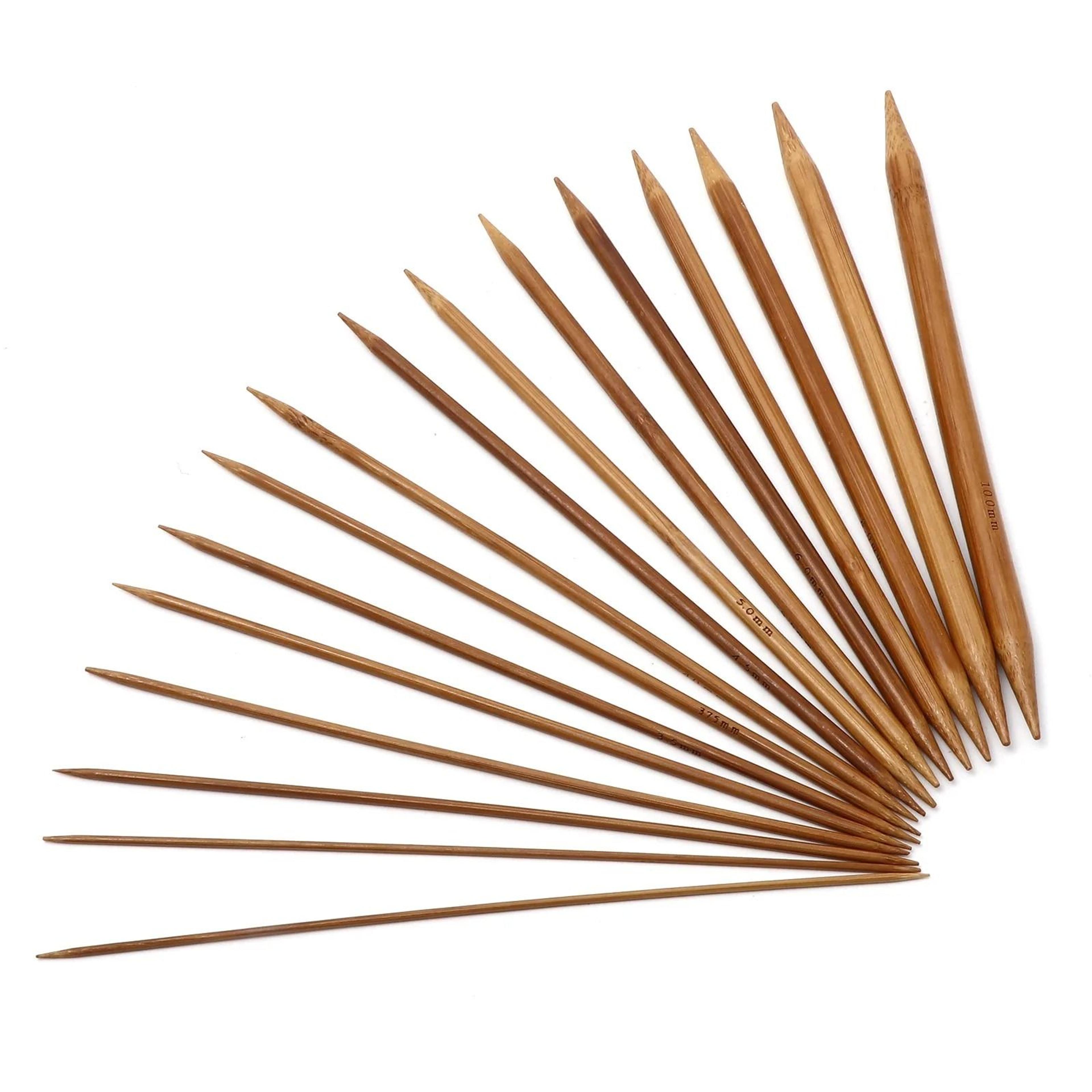 smooth bamboo double pointed knitting needles for sweaters scarves and more