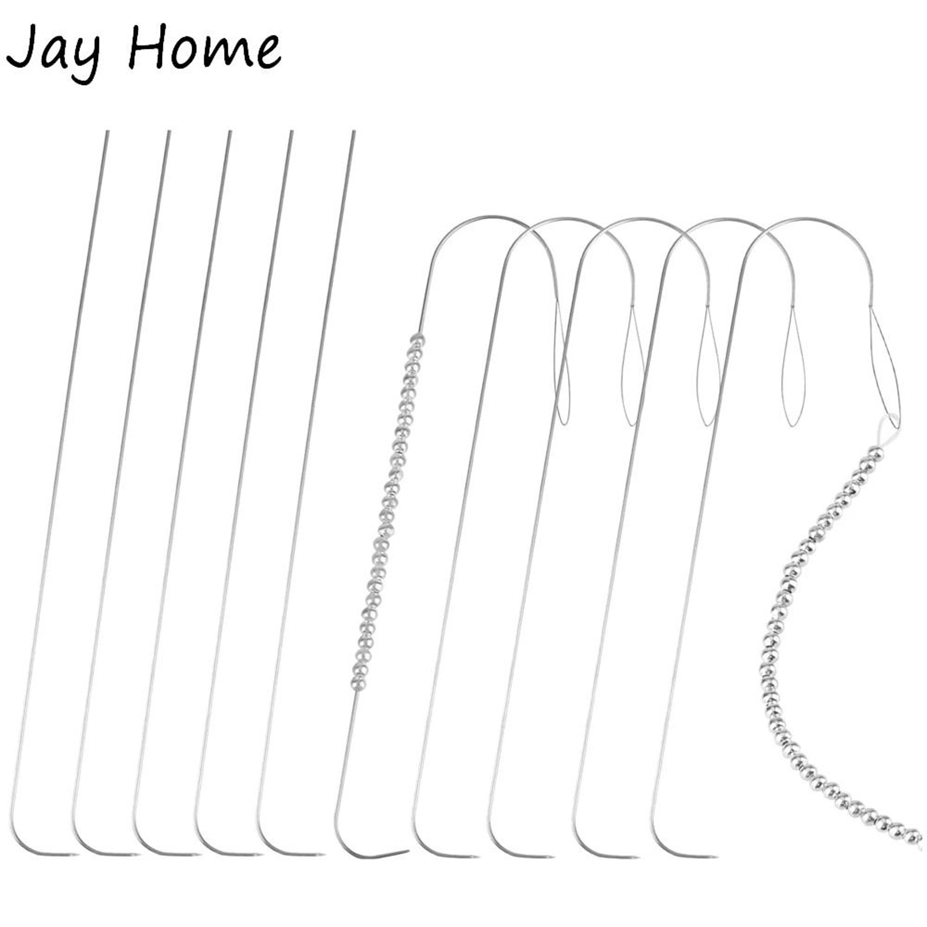 efficient curved beading needles for fast bracelet necklace jewelry making projects