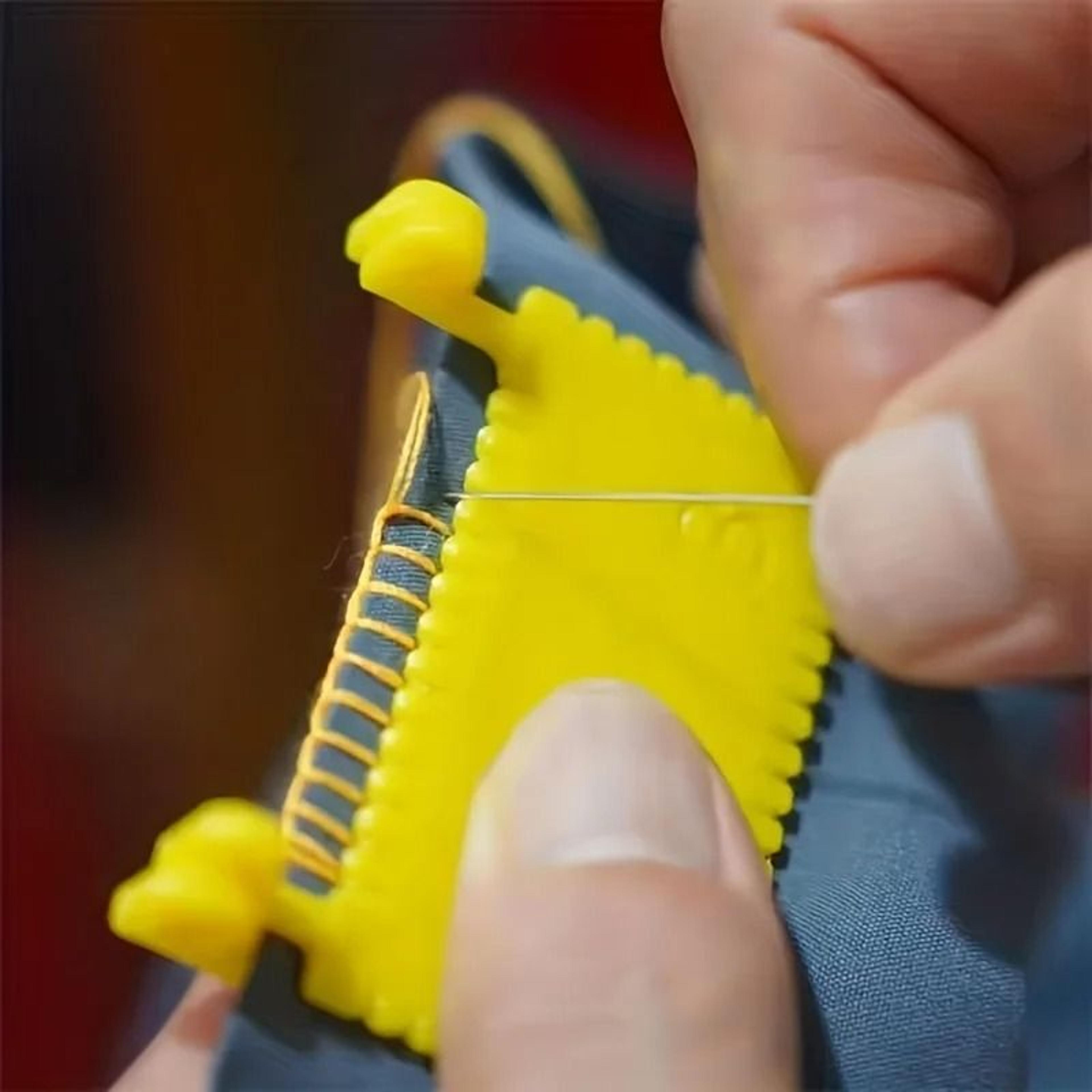 clip on sewing edge guide for straight hemming and stitching accuracy