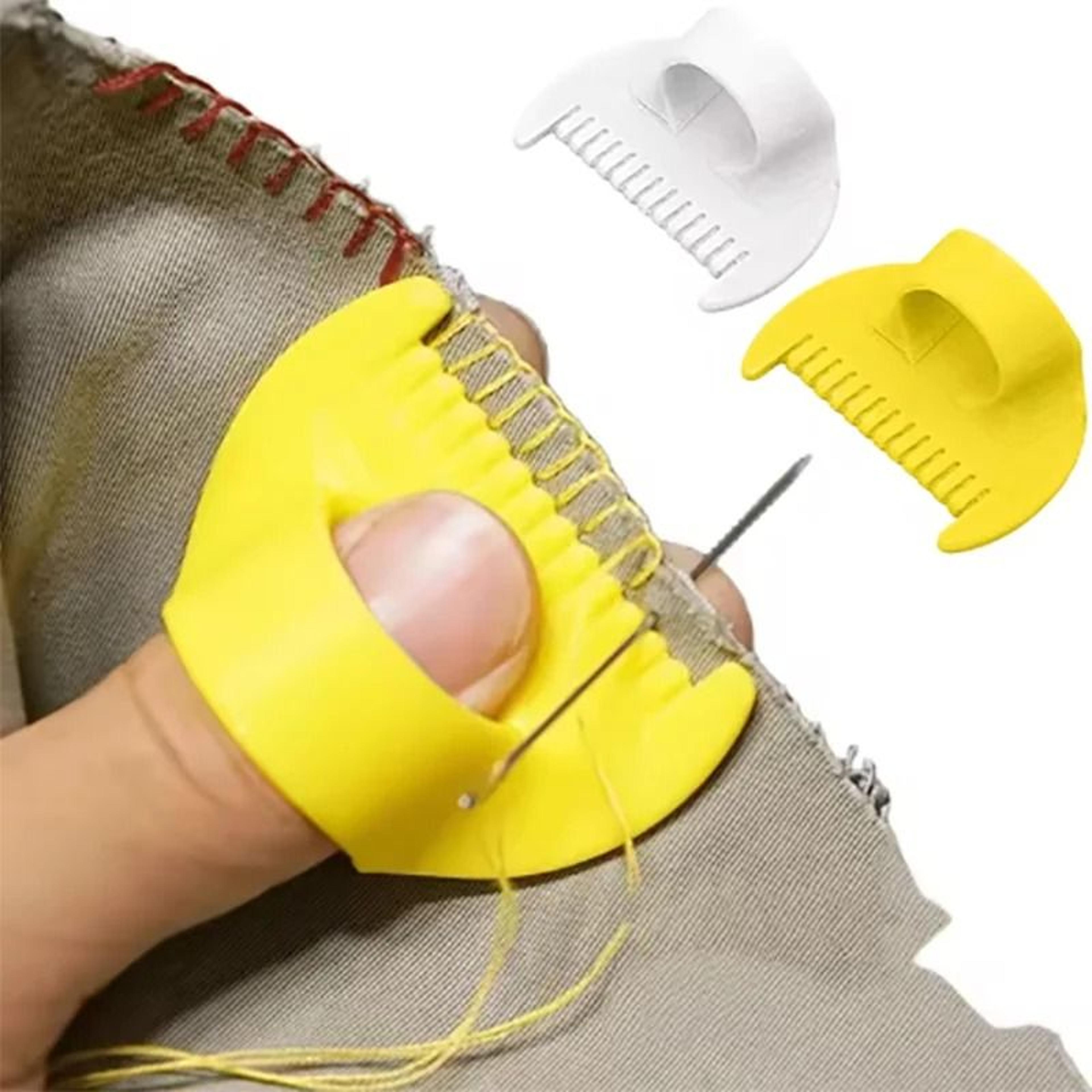 hand sewing stitch guide for even lockstitch fabric edge repair projects