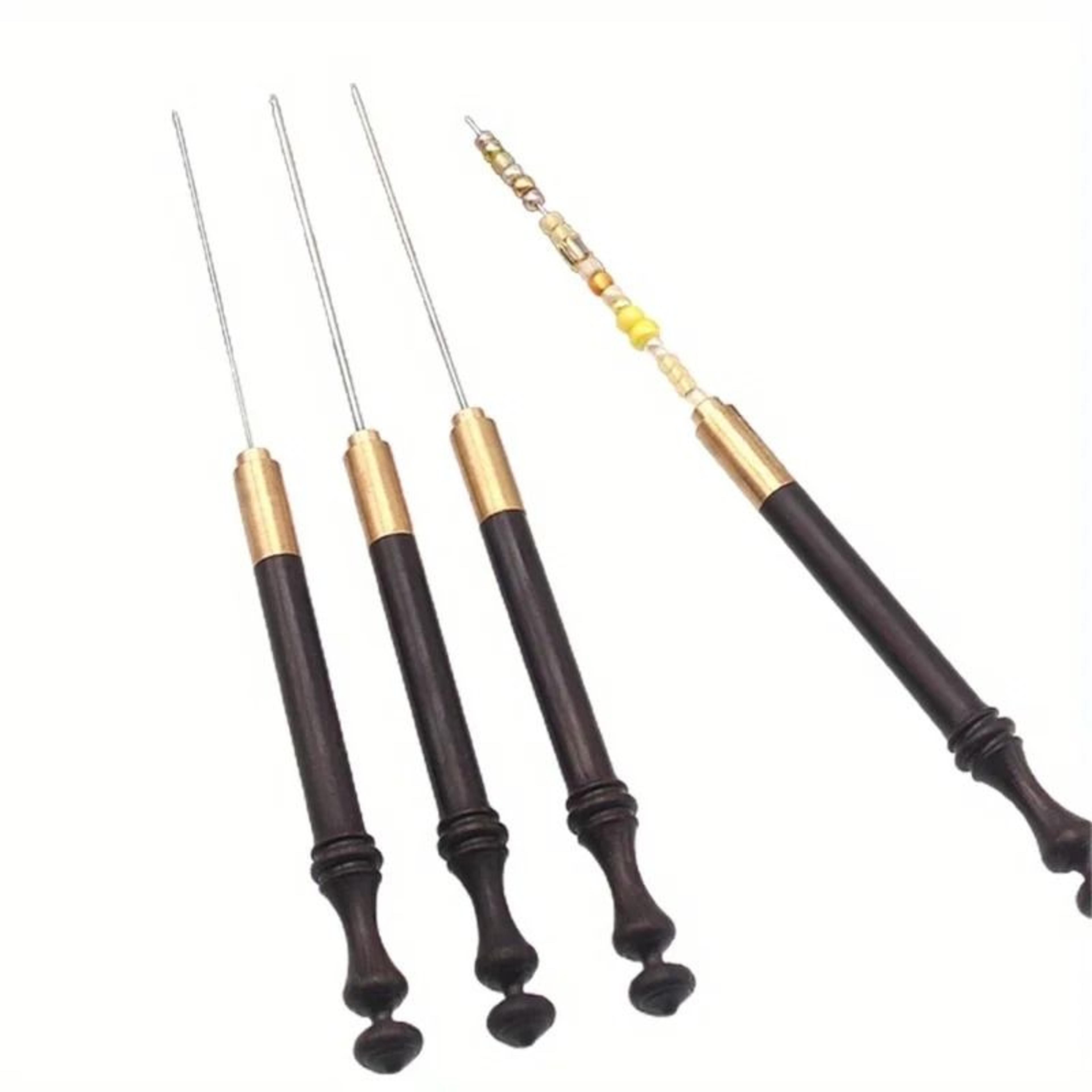 precision wooden tambour crochet hook for easy embroidery beading crafting projects