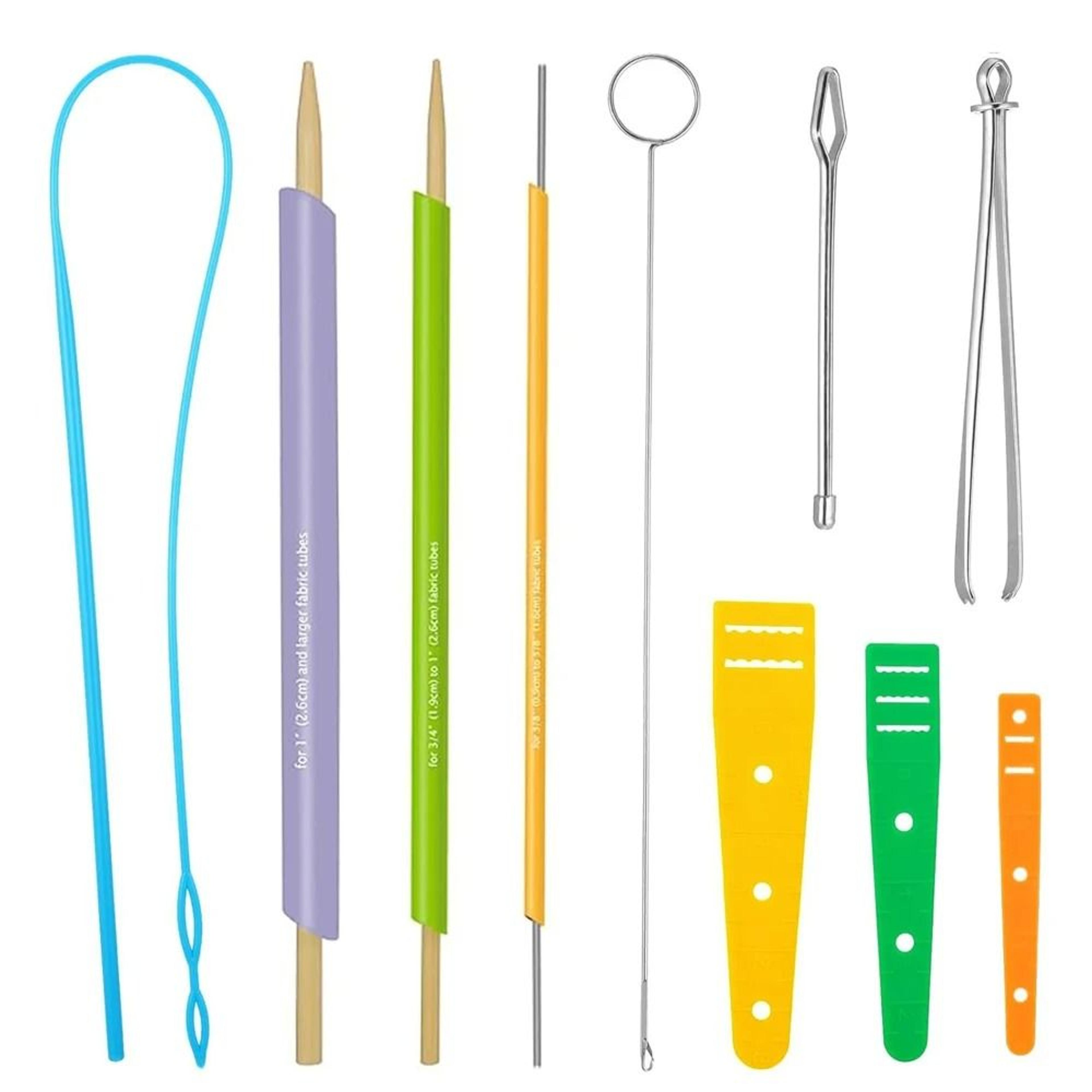 quick fabric tube turner drawstring threader hooks for effortless sewing projects