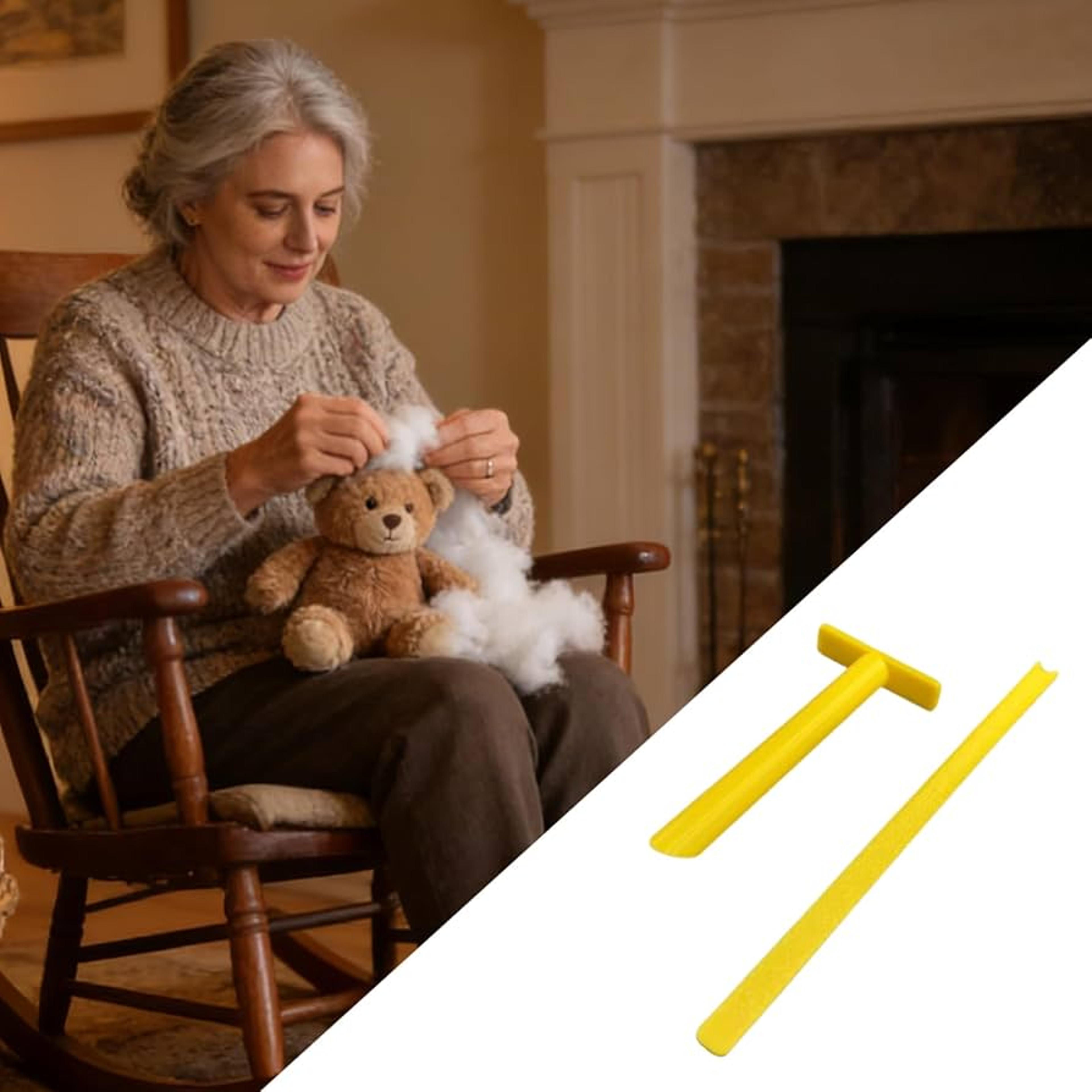 precision doll stuffing tool for smooth amigurumi filling and shaping crafts
