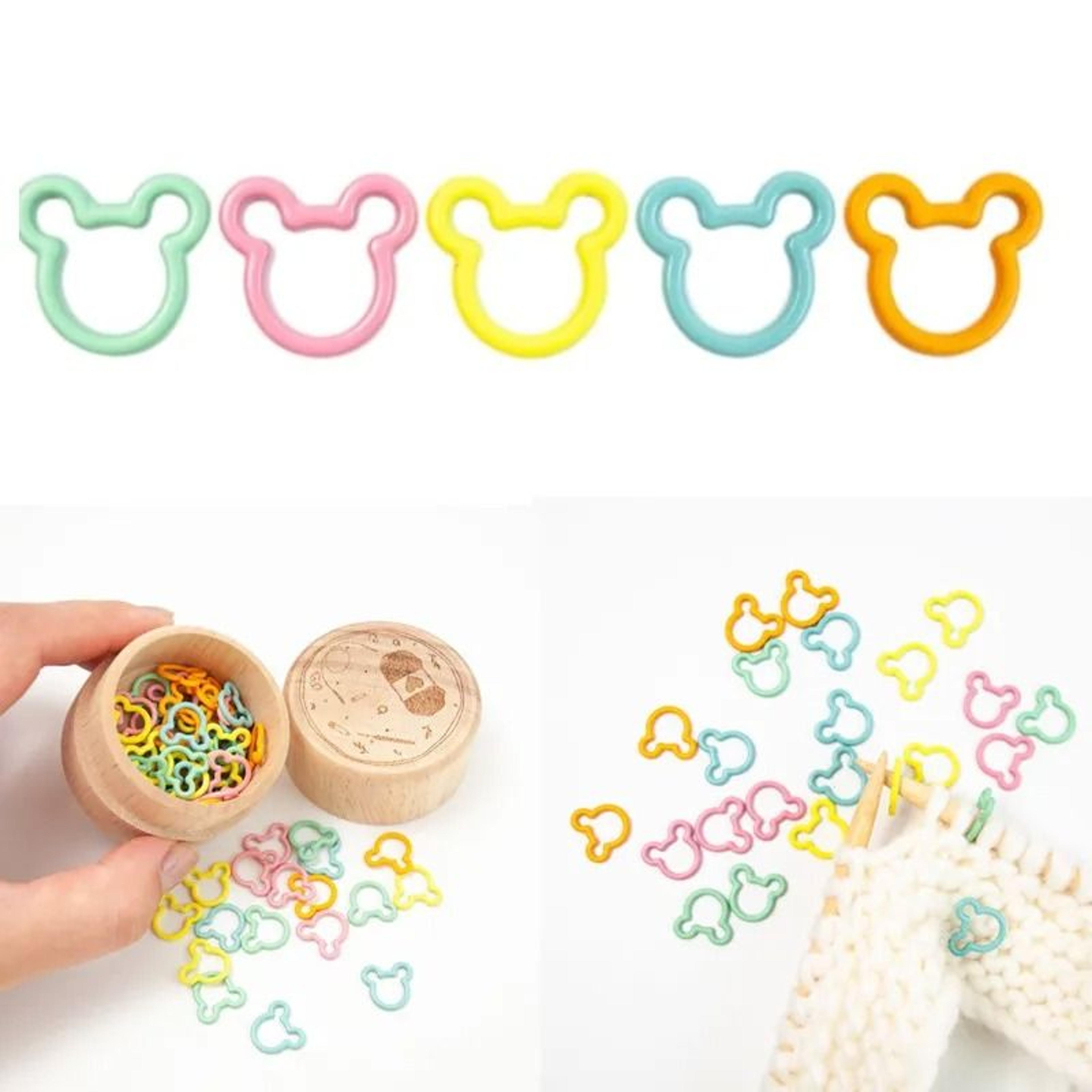 cute bear stitch markers for easy knitting crochet project row tracking