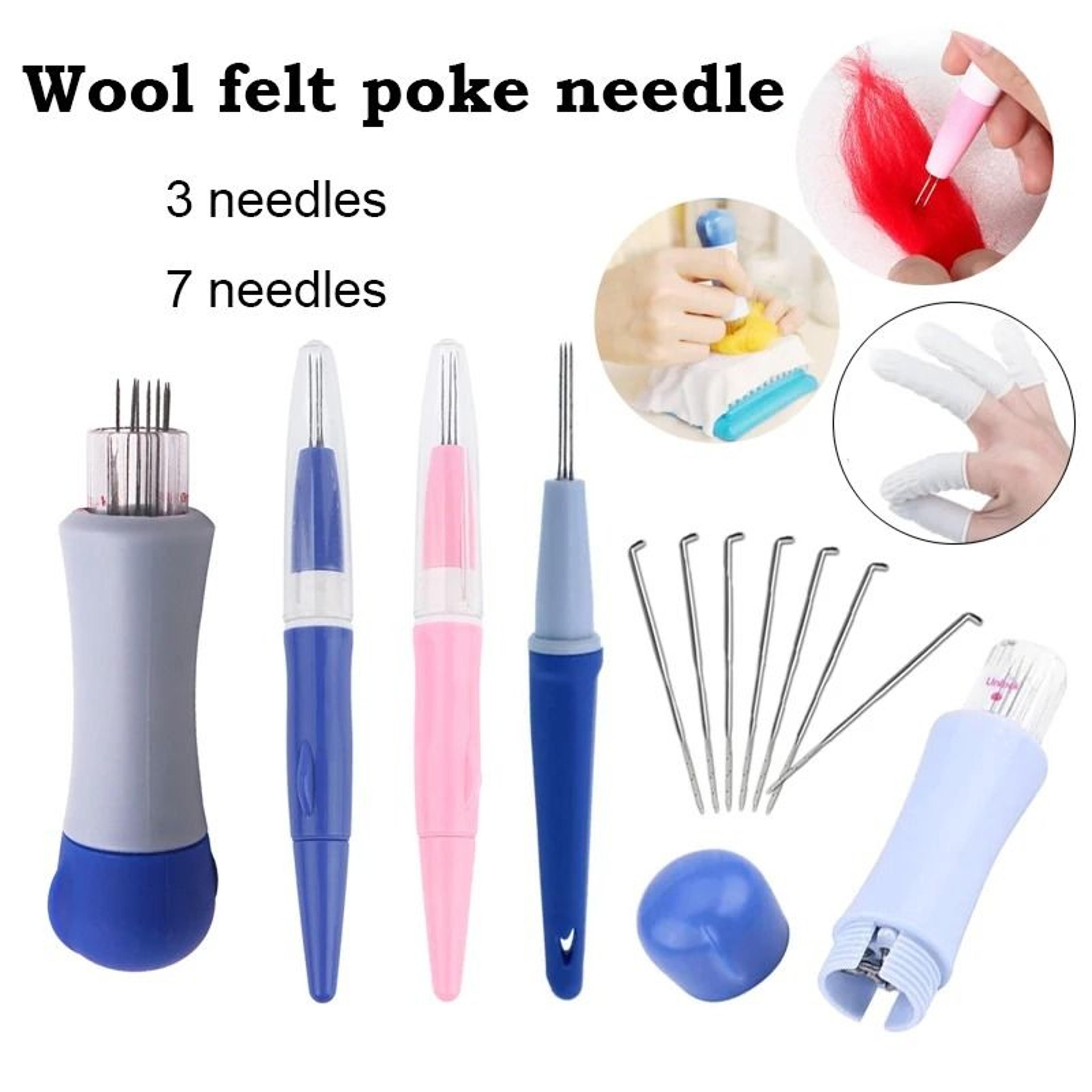 seven needle wool felting tool for faster detailed diy crafting projects