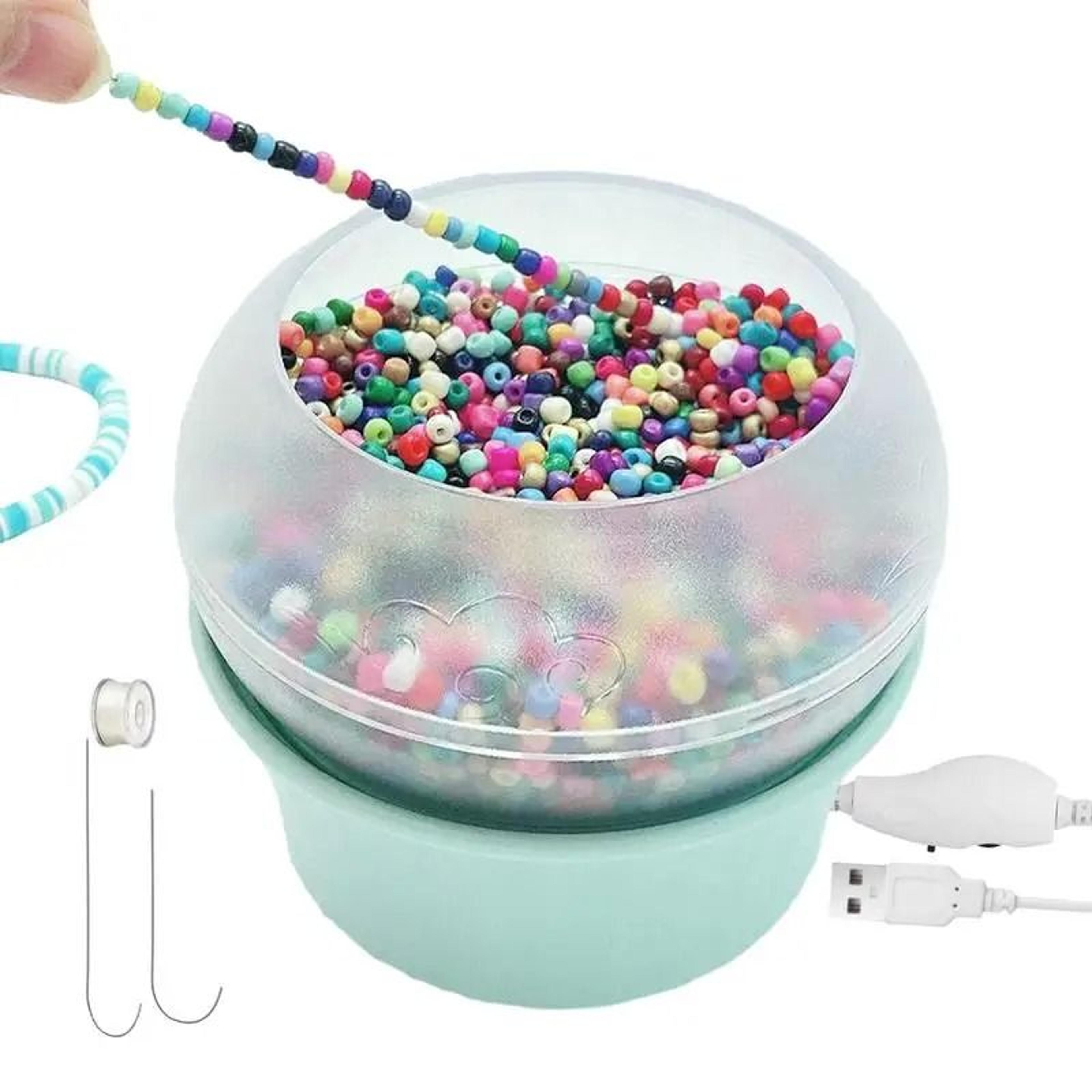 electric bead spinner kit for faster seed bead jewelry making crafts