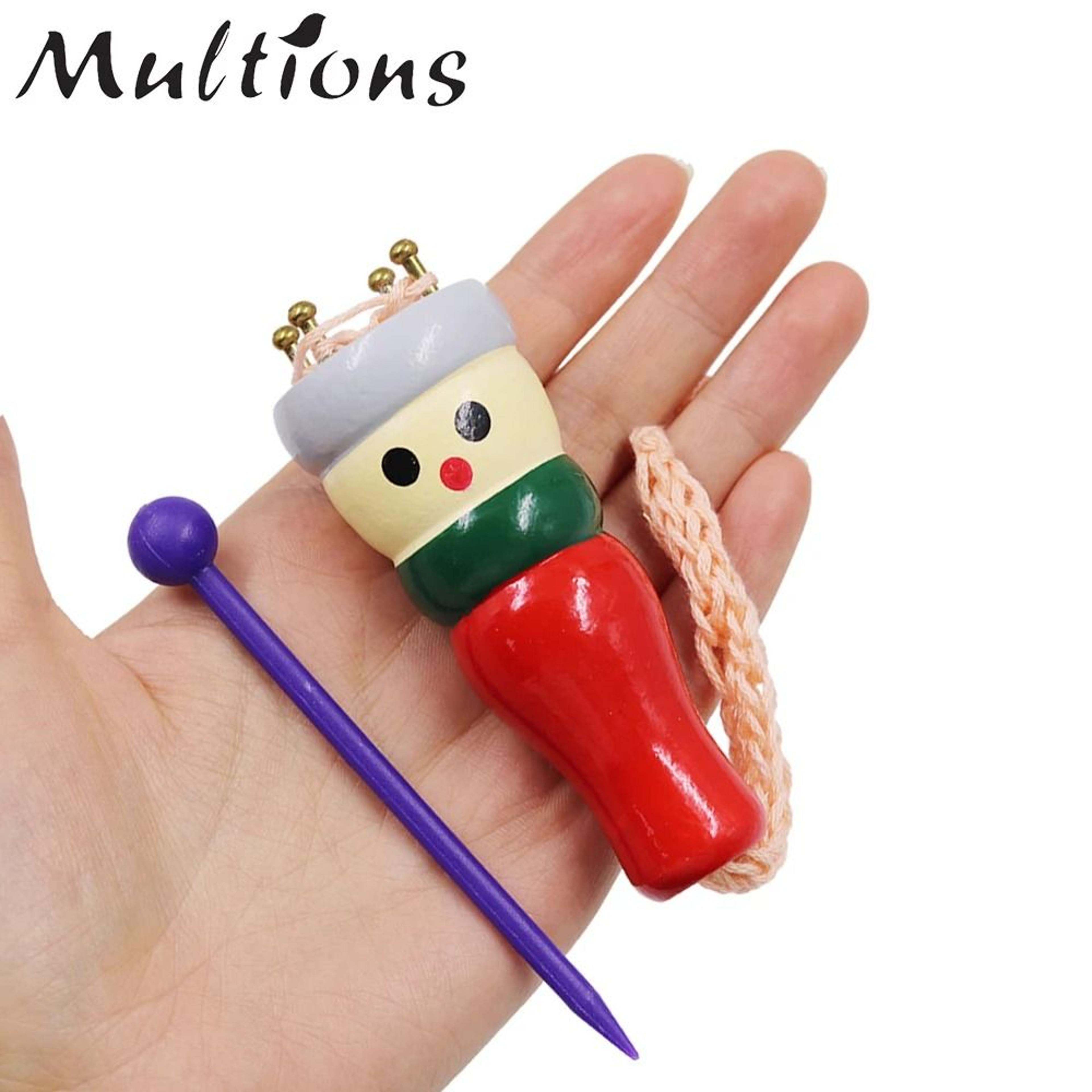 wooden french knitting doll for easy yarn cord making craft projects