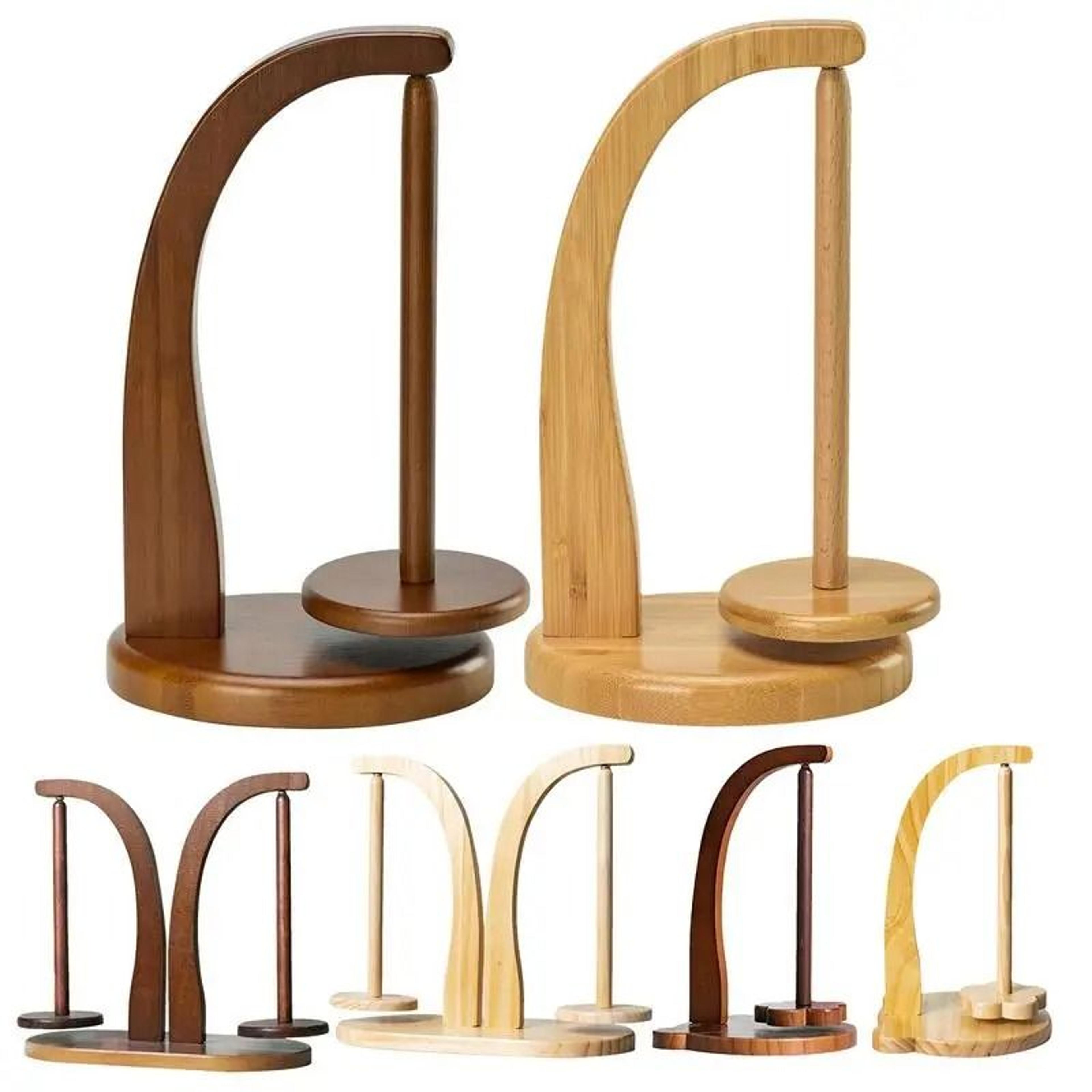 magnetic wooden yarn holder spinner for smooth knitting crochet projects stand