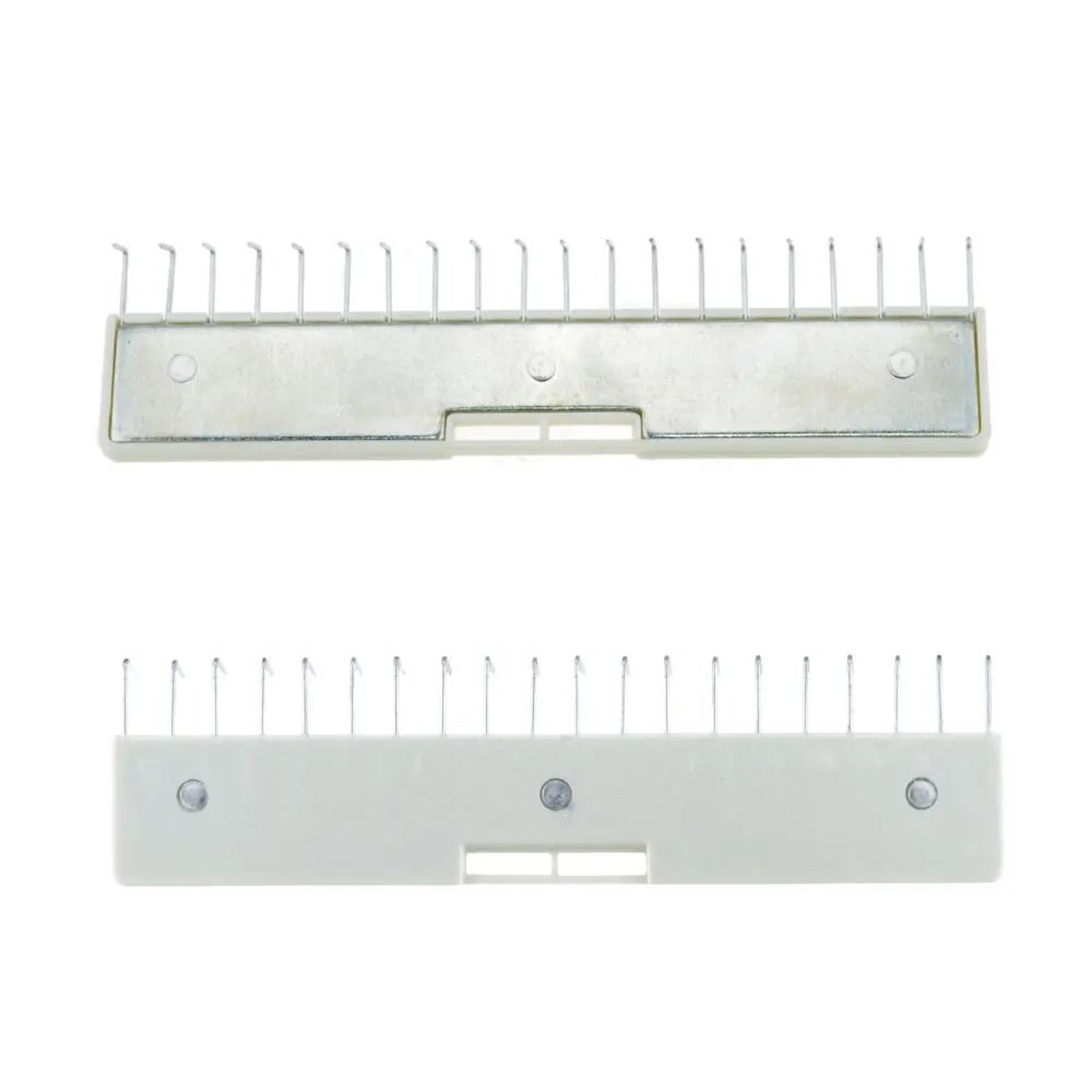 universal knitting machine claw weight hanger for smooth fabric tension control