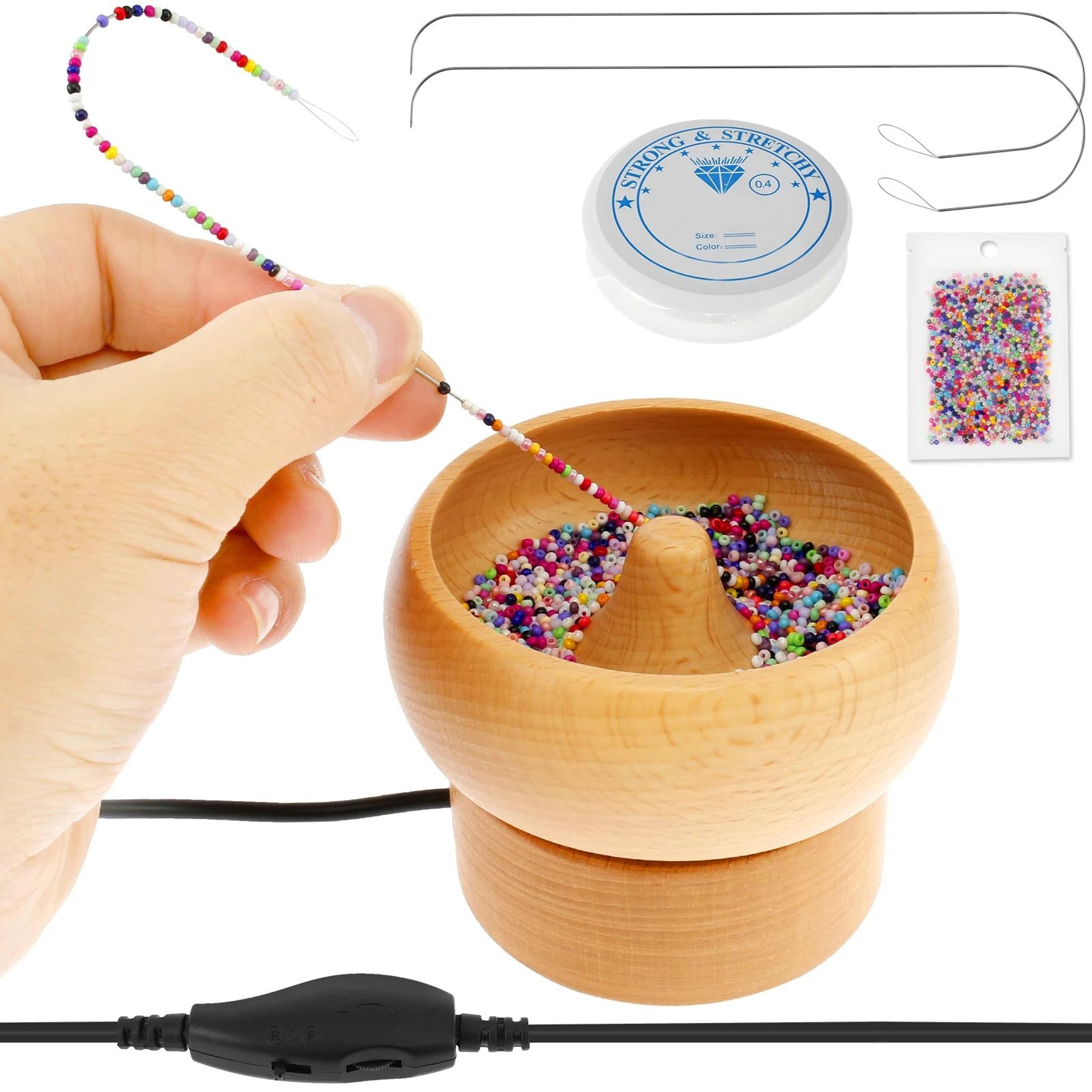 electric bead spinner machine for fast bracelet necklace jewelry making projects