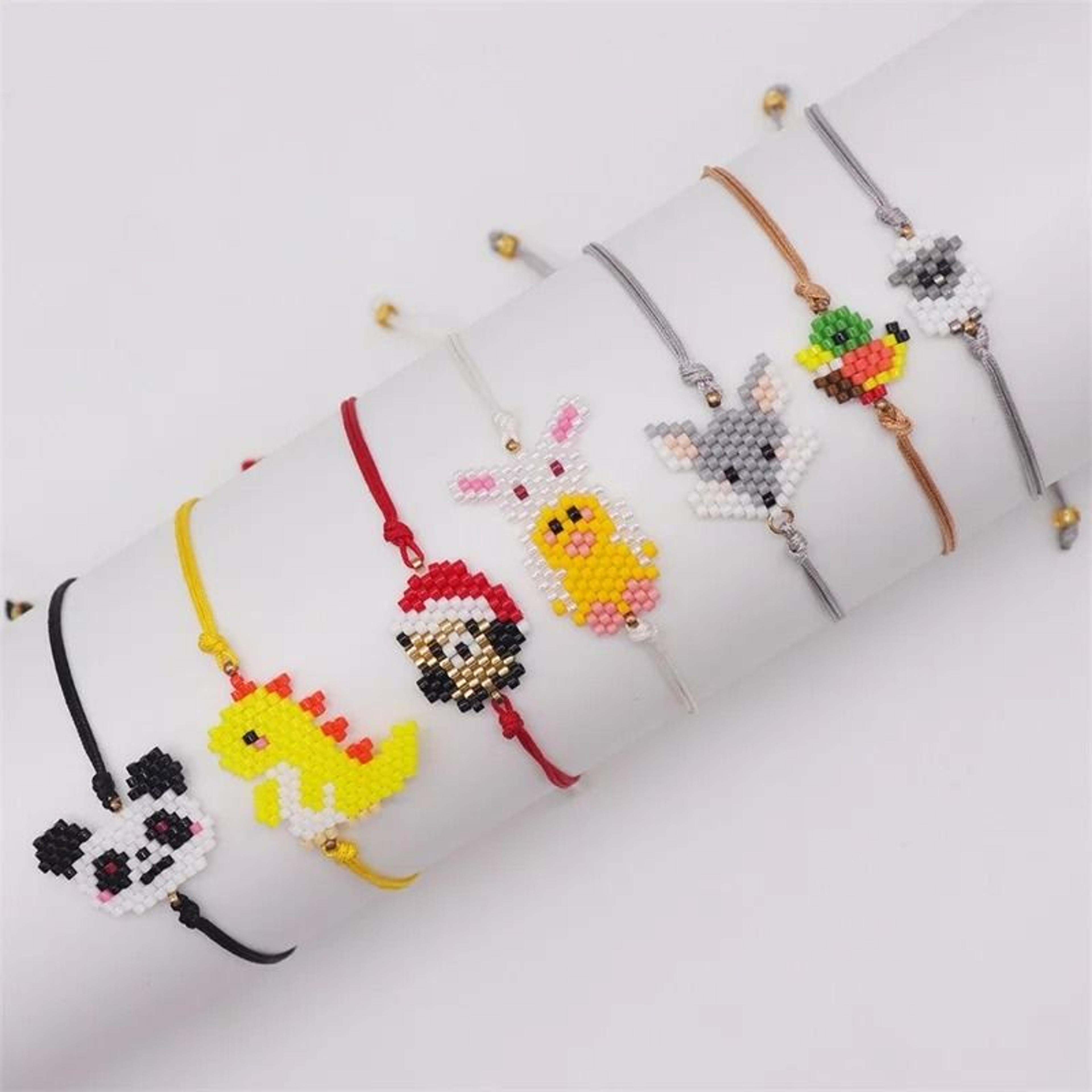 cute miyuki animal beaded bracelet for kids everyday gift style jewelry