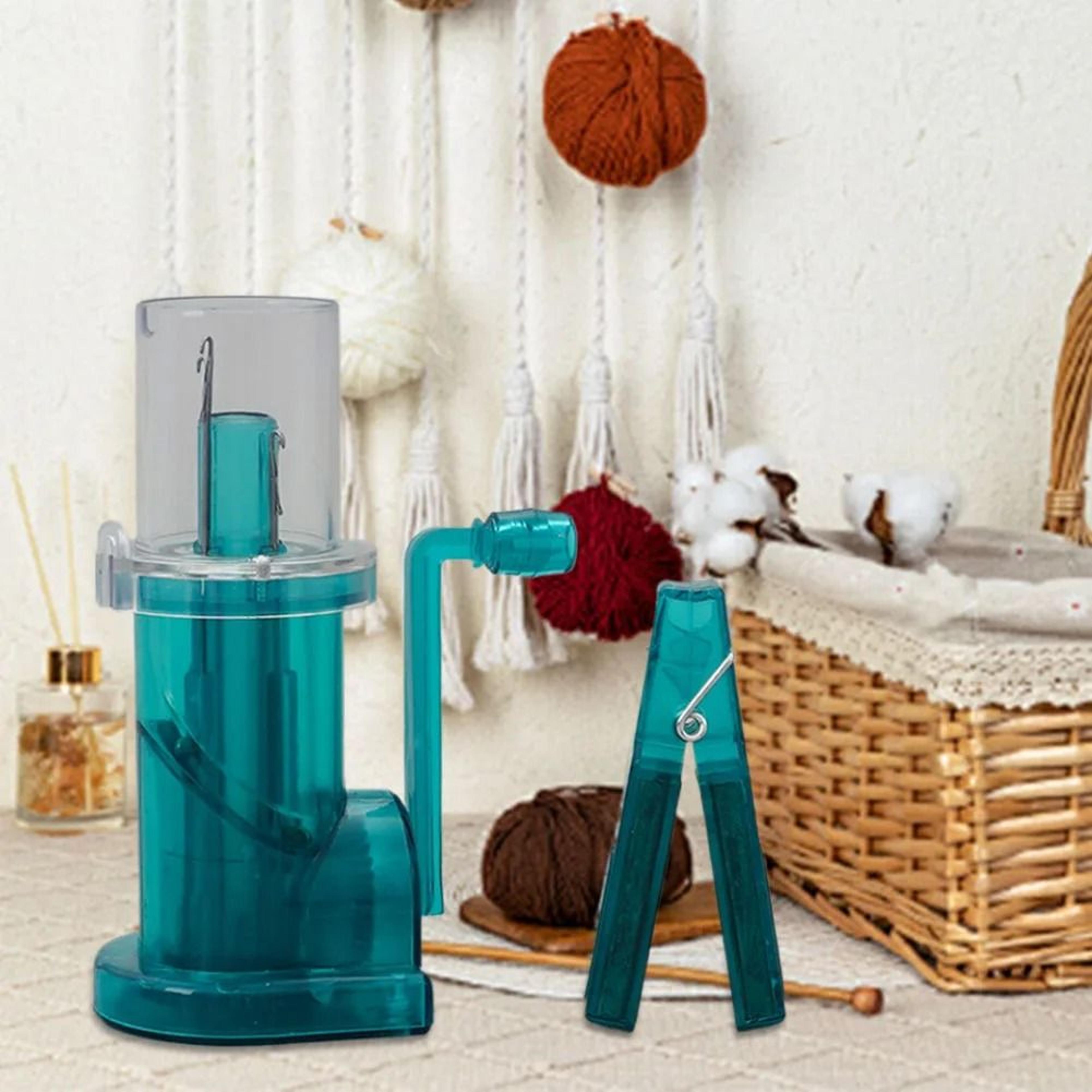 easy manual spool knitter tool for bracelets cords and creative crafting