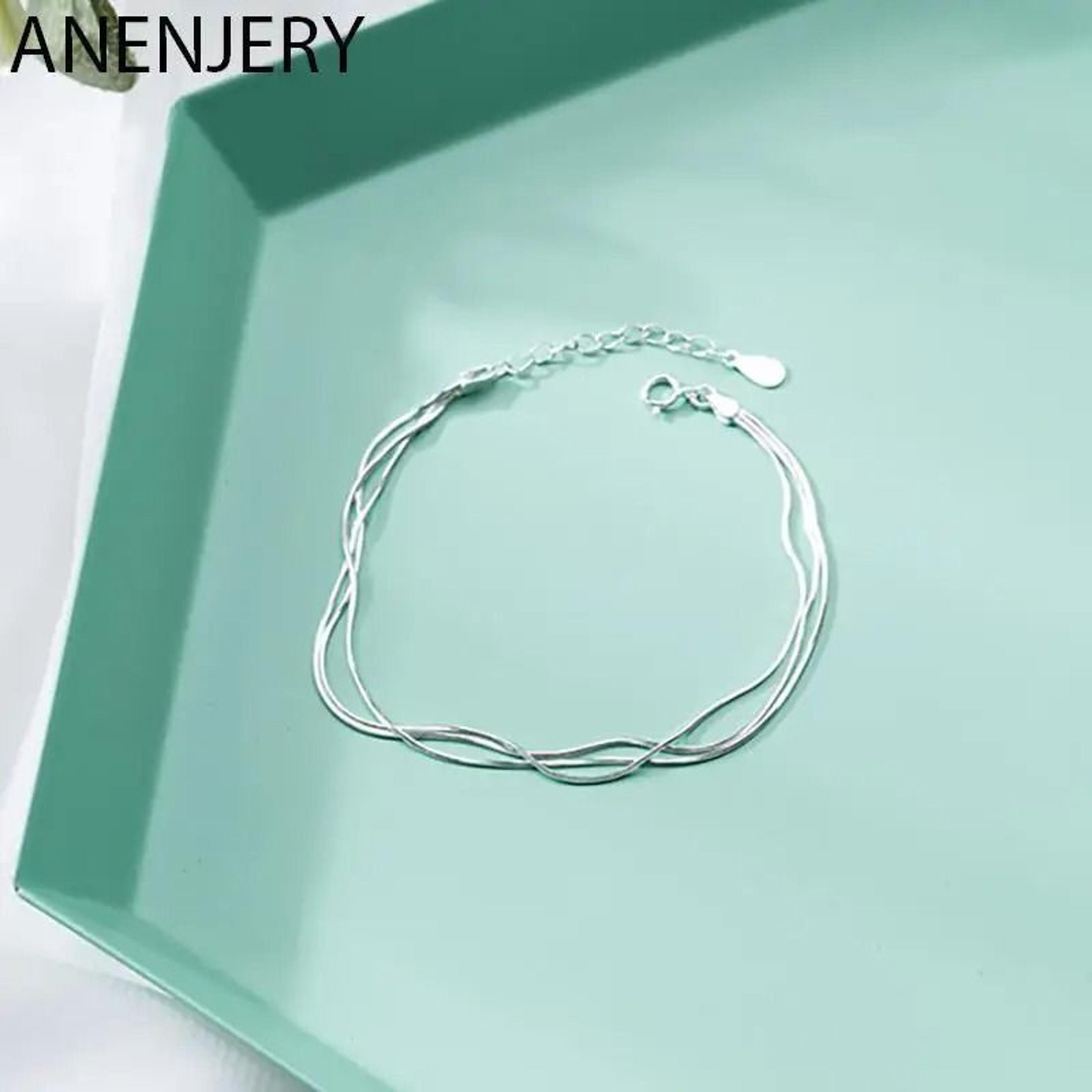 elegant silver layered snake chain anklet for effortless everyday summer styling