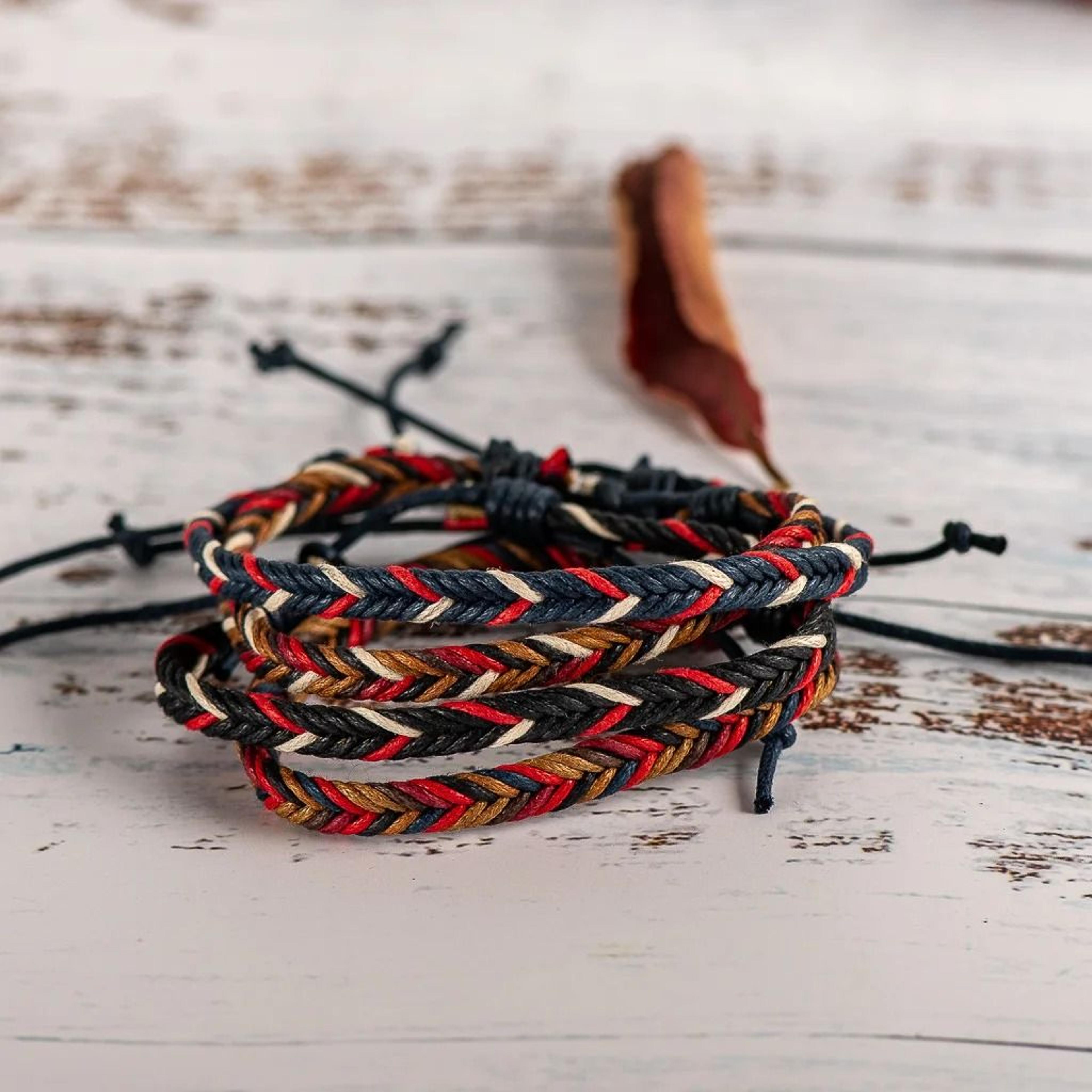 handmade macrame rope bracelet for adjustable comfortable everyday bohemian style wear