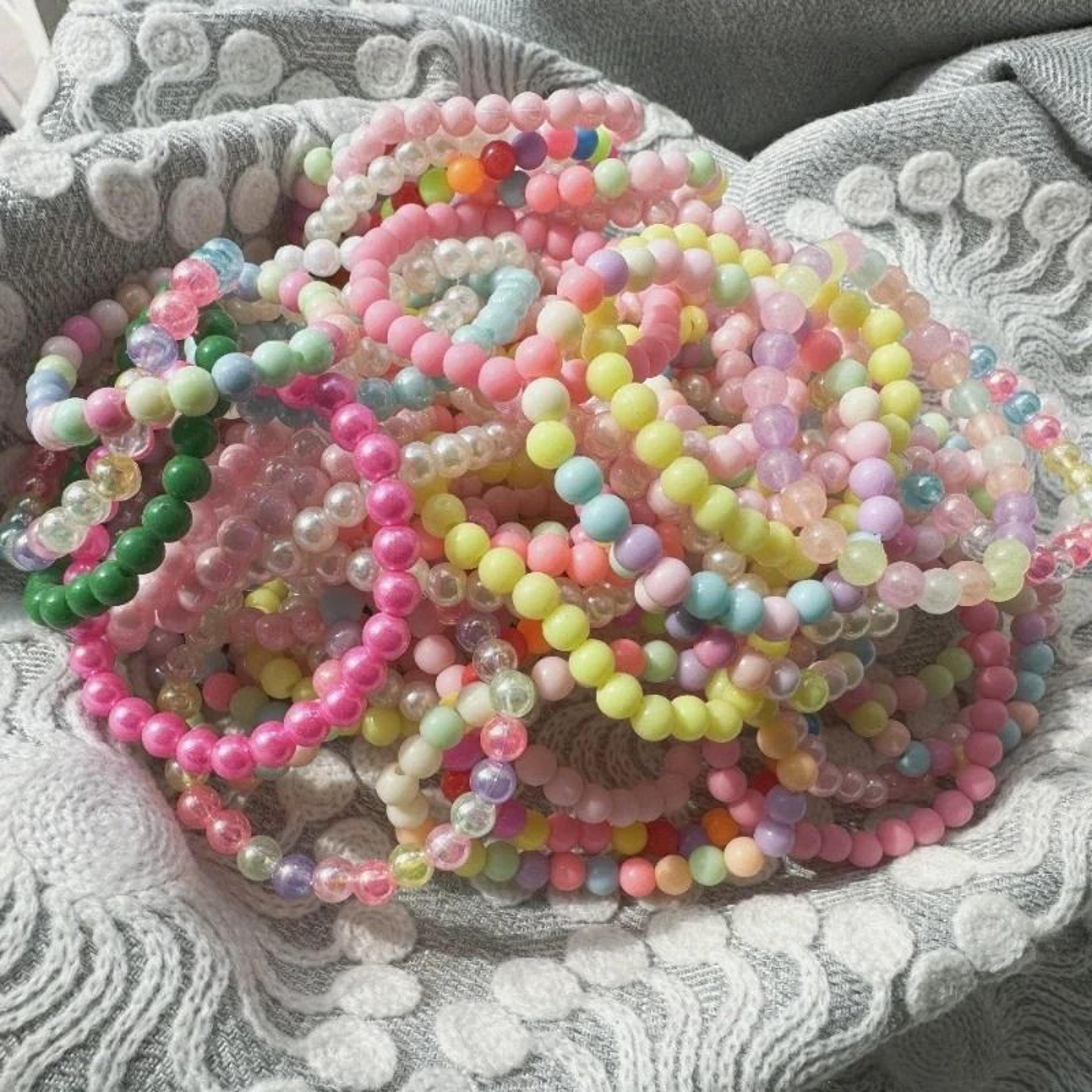 colorful kids beaded bracelet packs for easy memorable party favor gifting