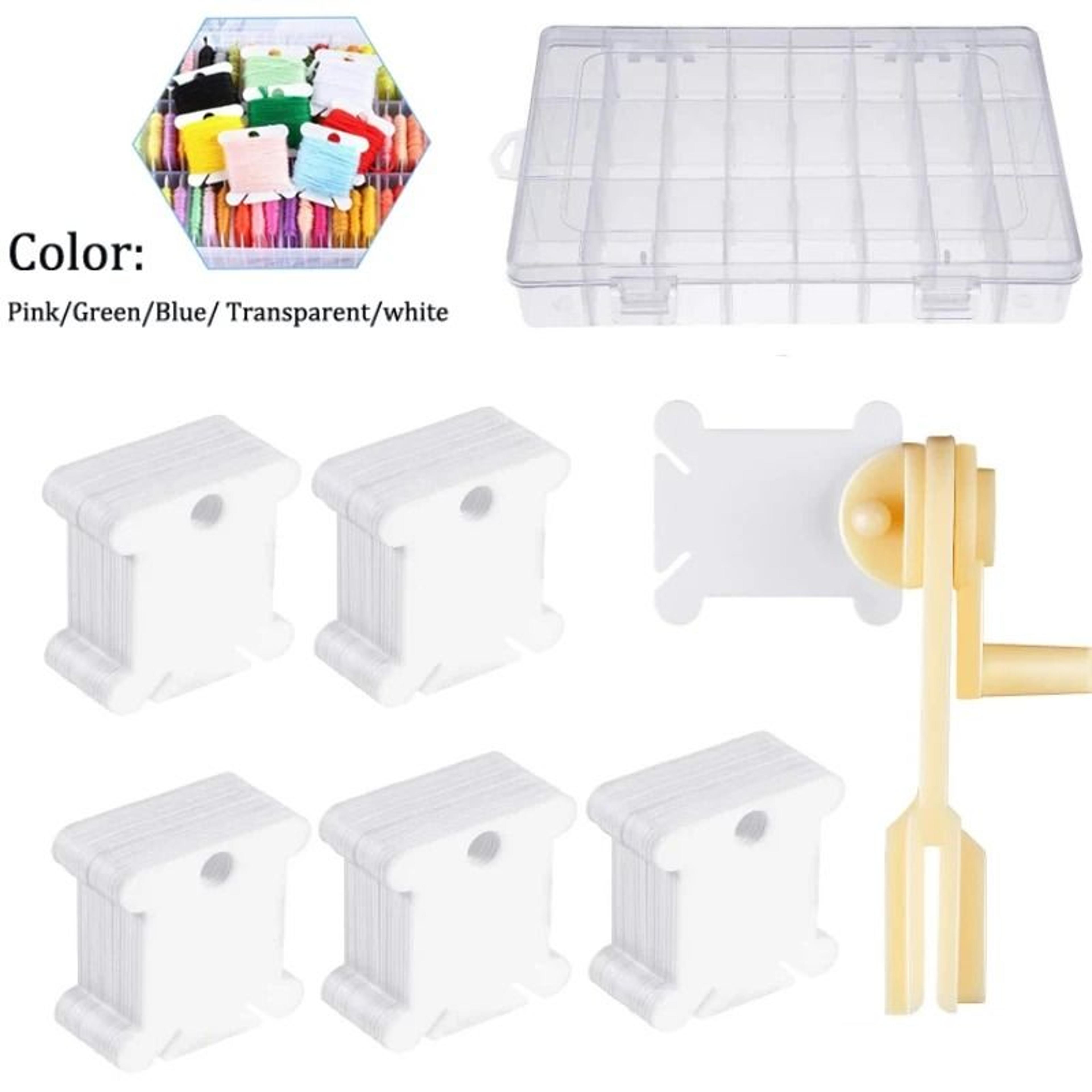 thirty six grid embroidery floss organizer for tangle free thread storage