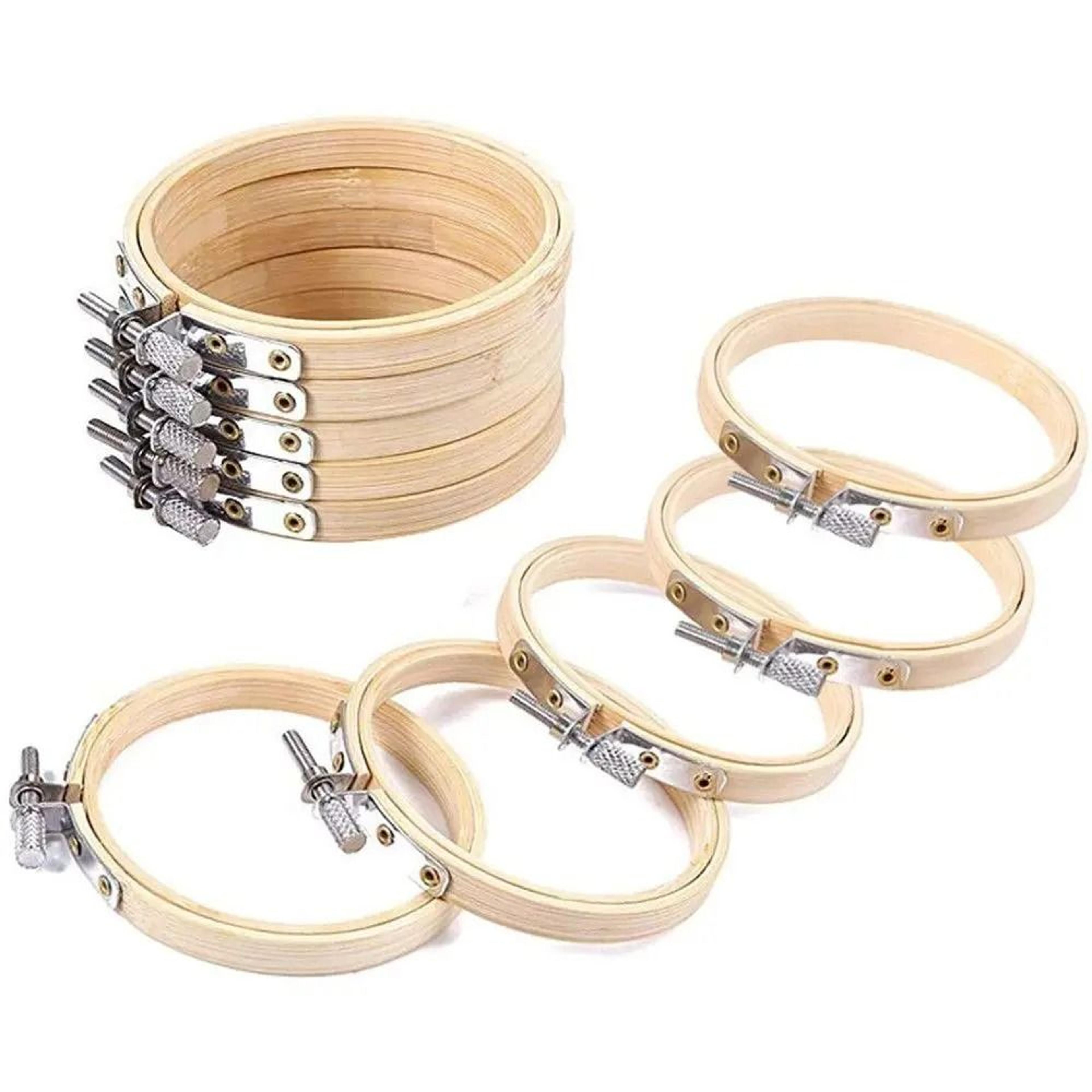 adjustable bamboo stitching frame for easy fabric tension