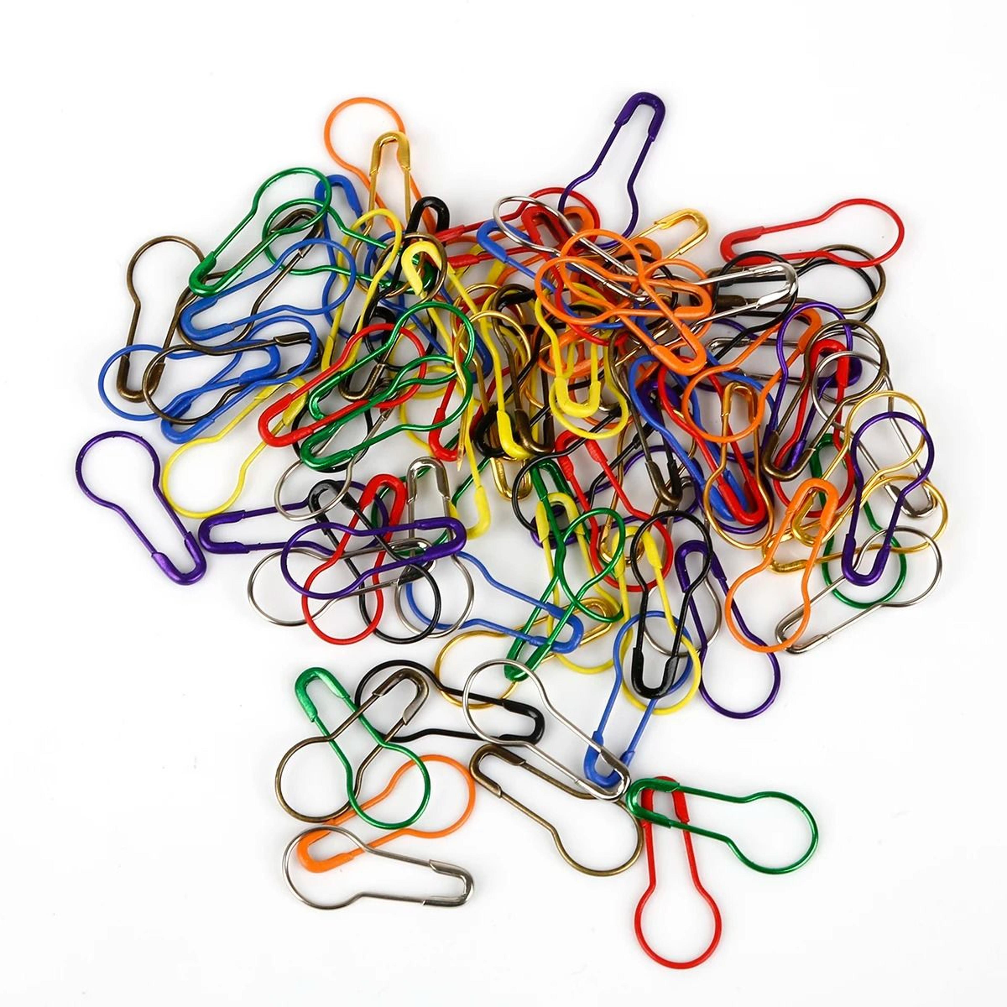 color coded 100 piece stitch tracking clip set