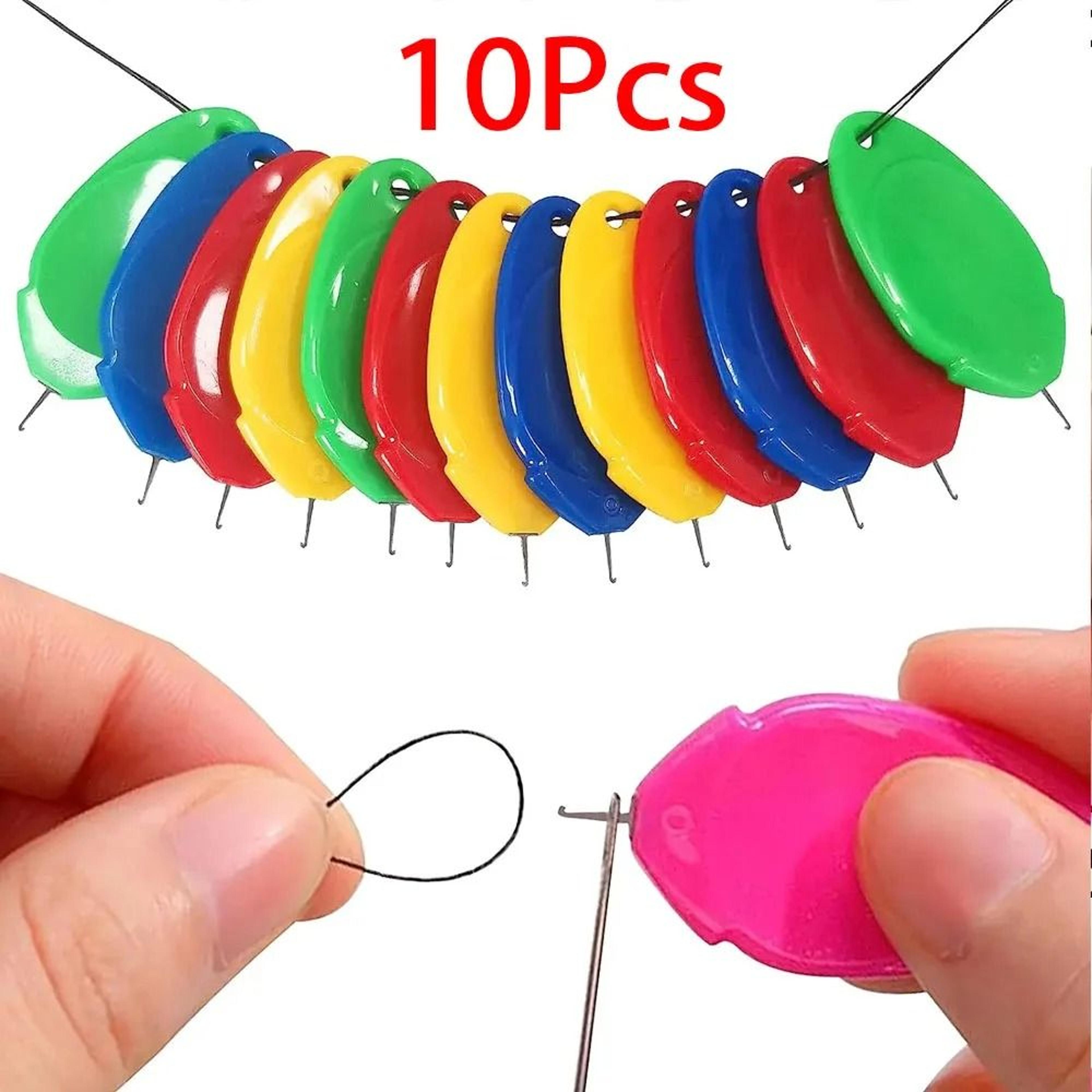 ten piece automatic needle threader set for easy hand machine sewing