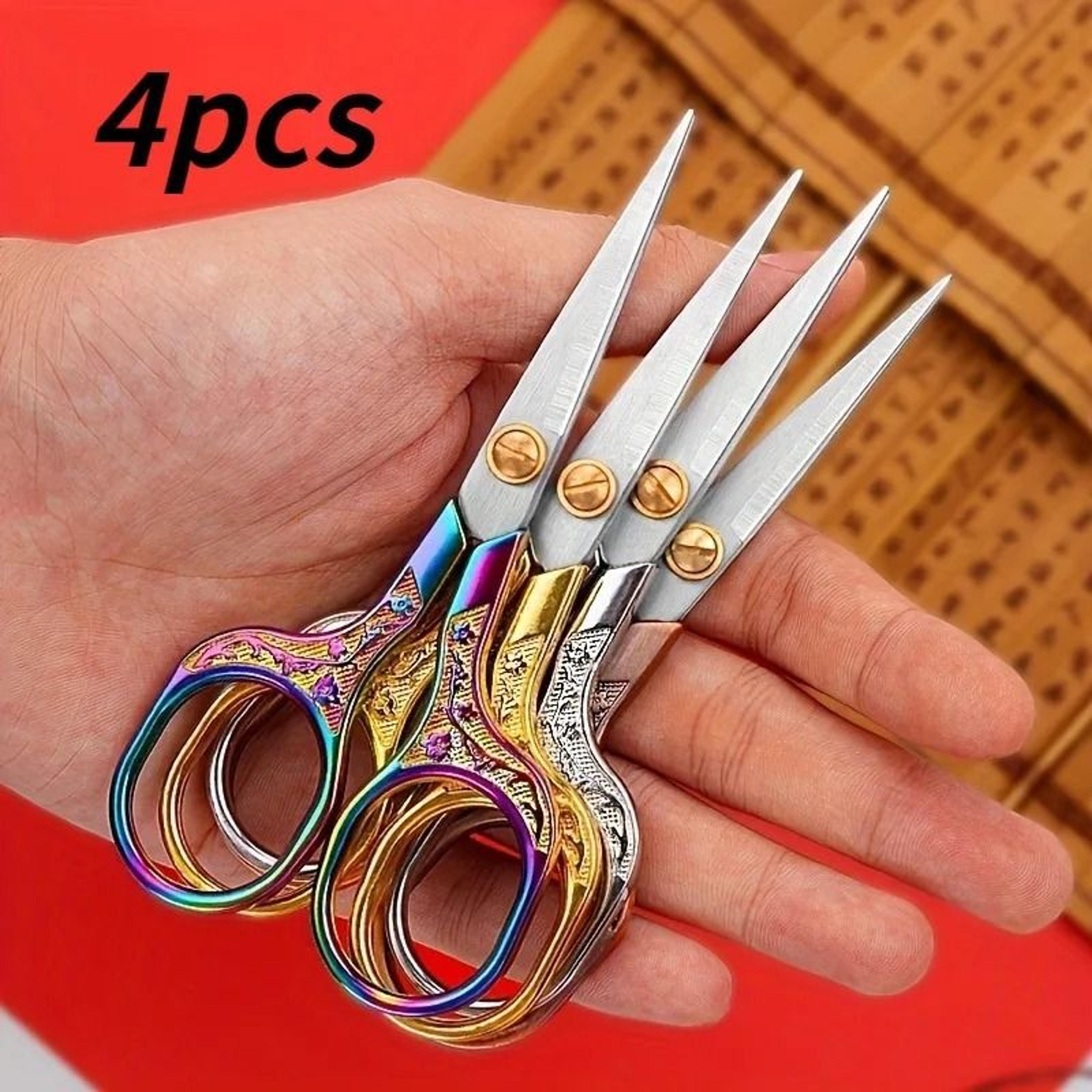 precision stainless steel embroidery scissors for sewing and needlework
