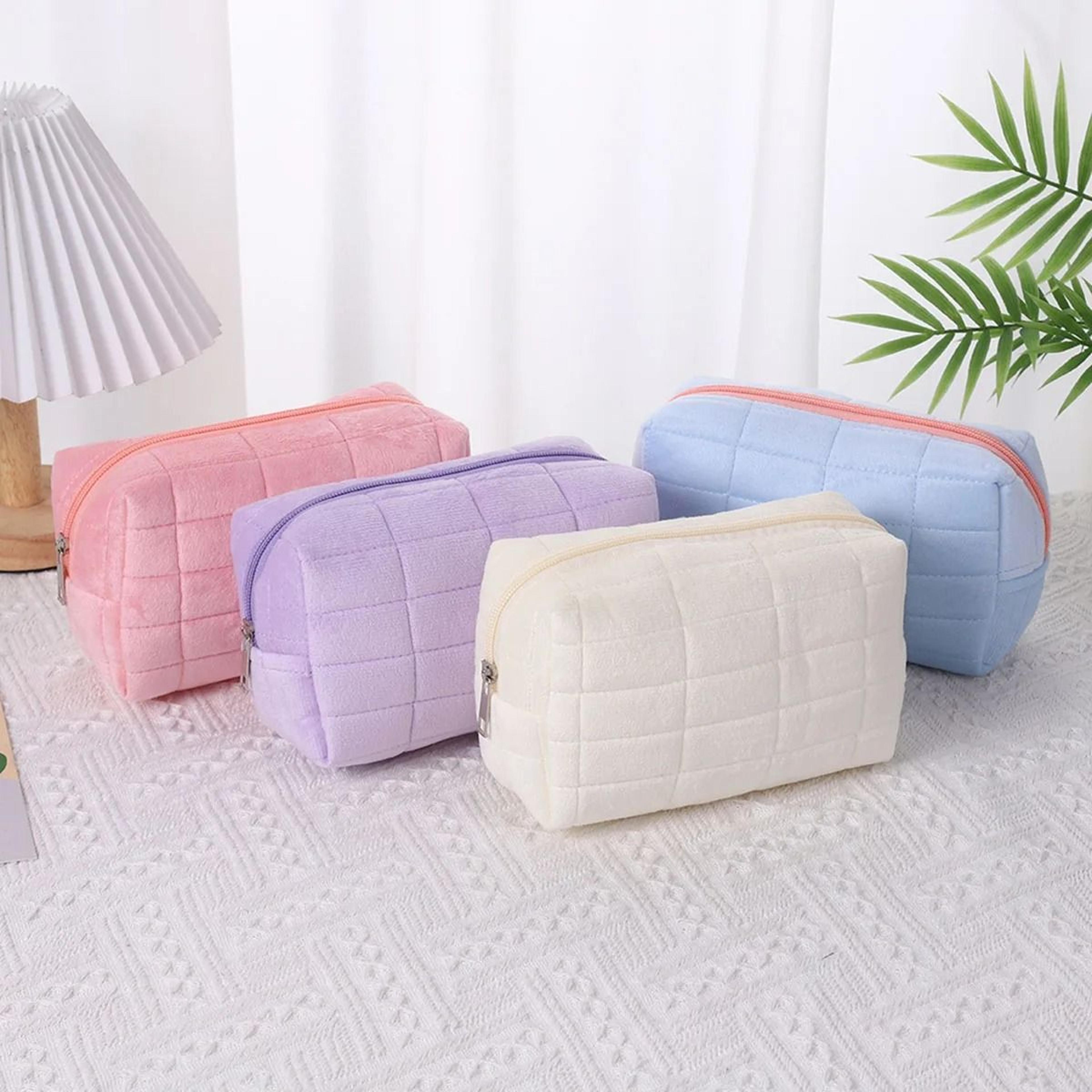 padded large capacity makeup bag and travel cosmetic organizer