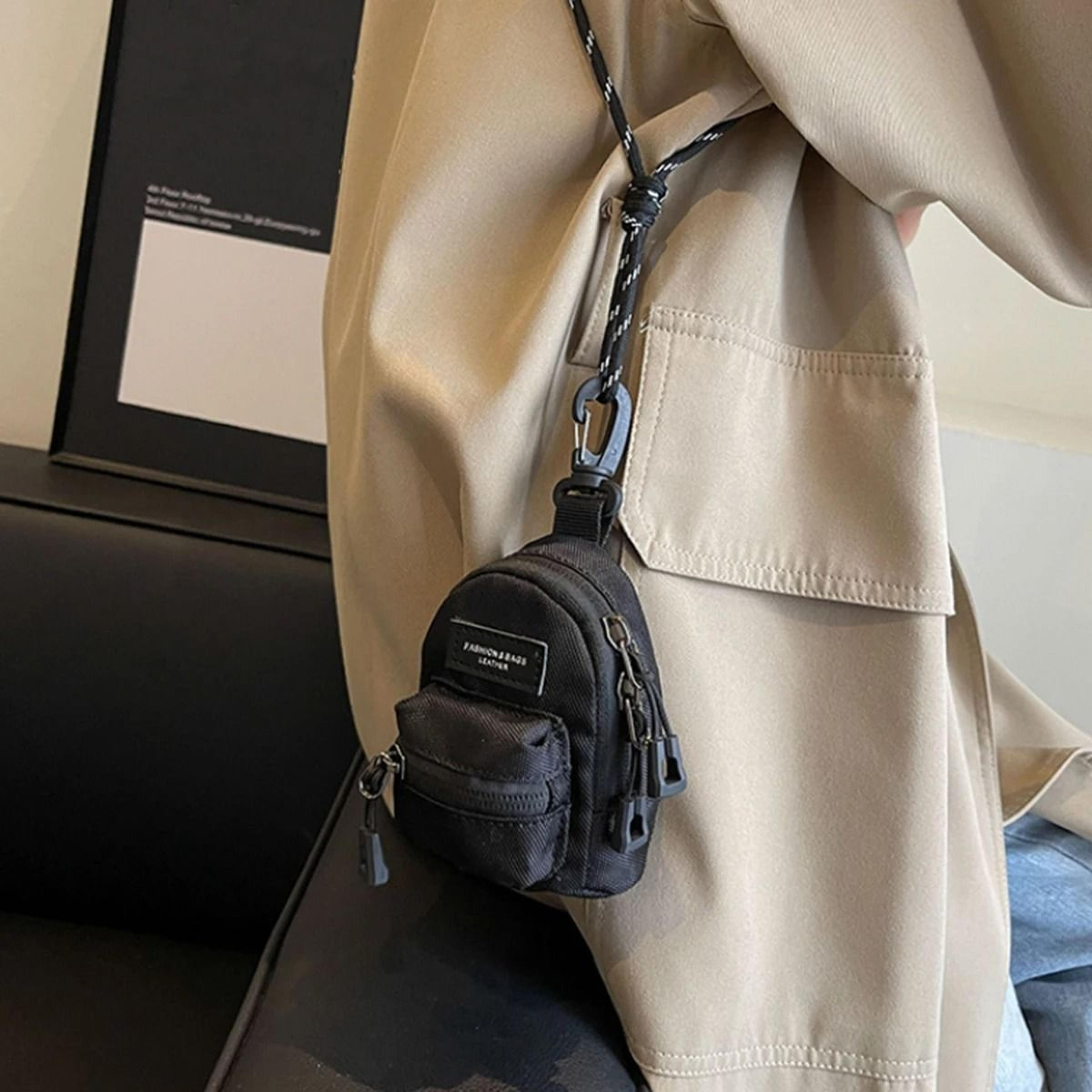 mini crossbody coin purse and portable earphone key storage bag