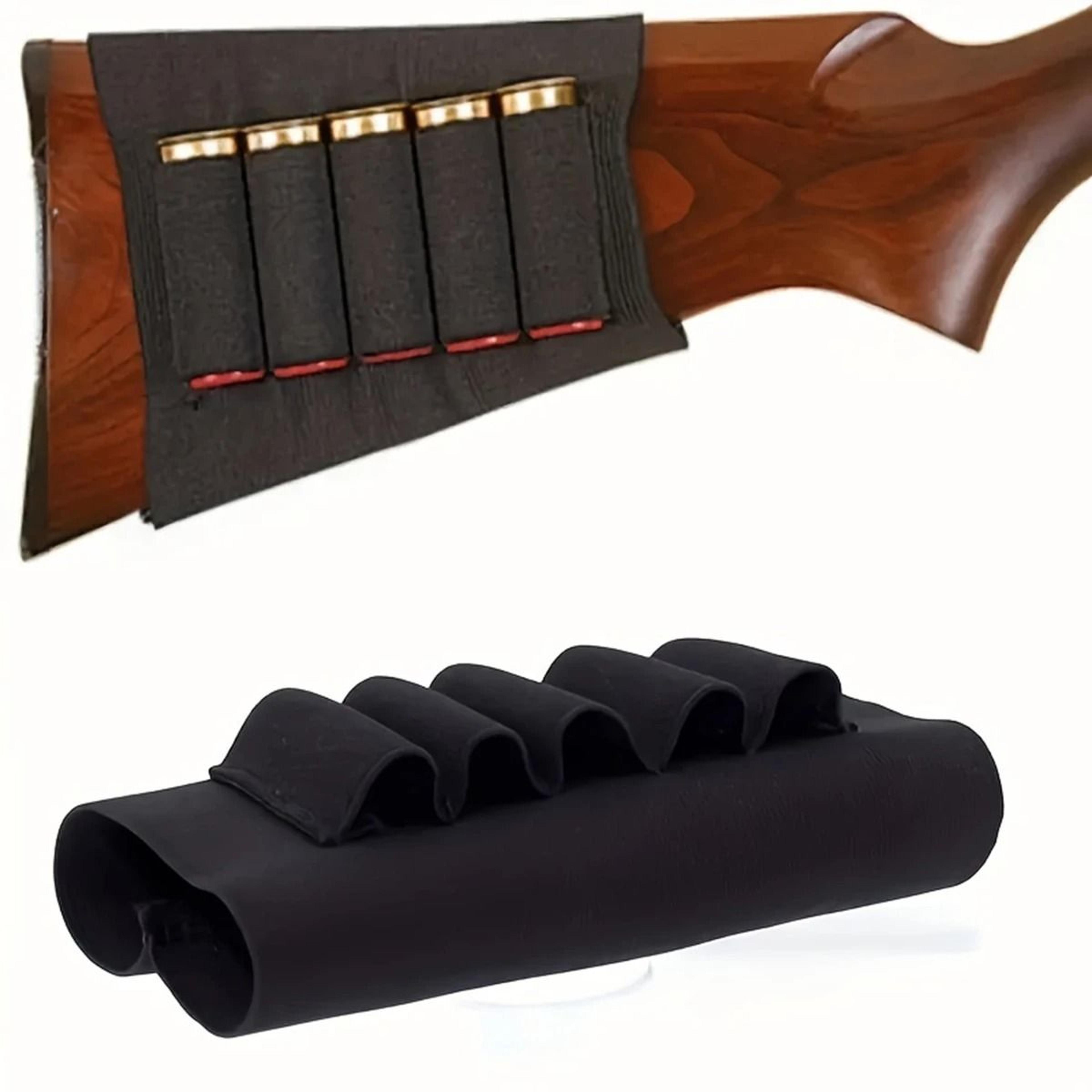 five loop shotgun stock shell holder for hunting and range use