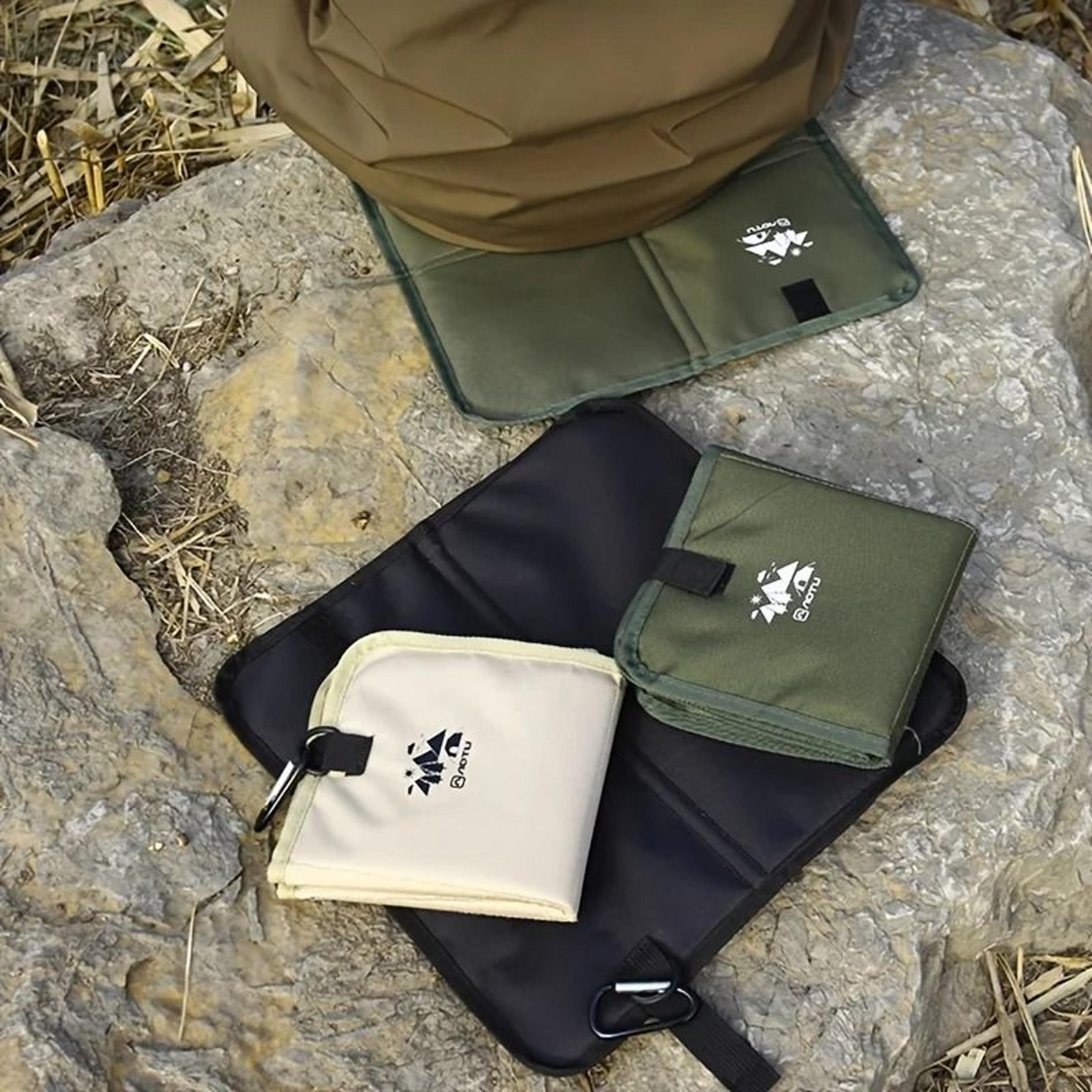 foldable moisture resistant camping seat cushion for hiking and picnics