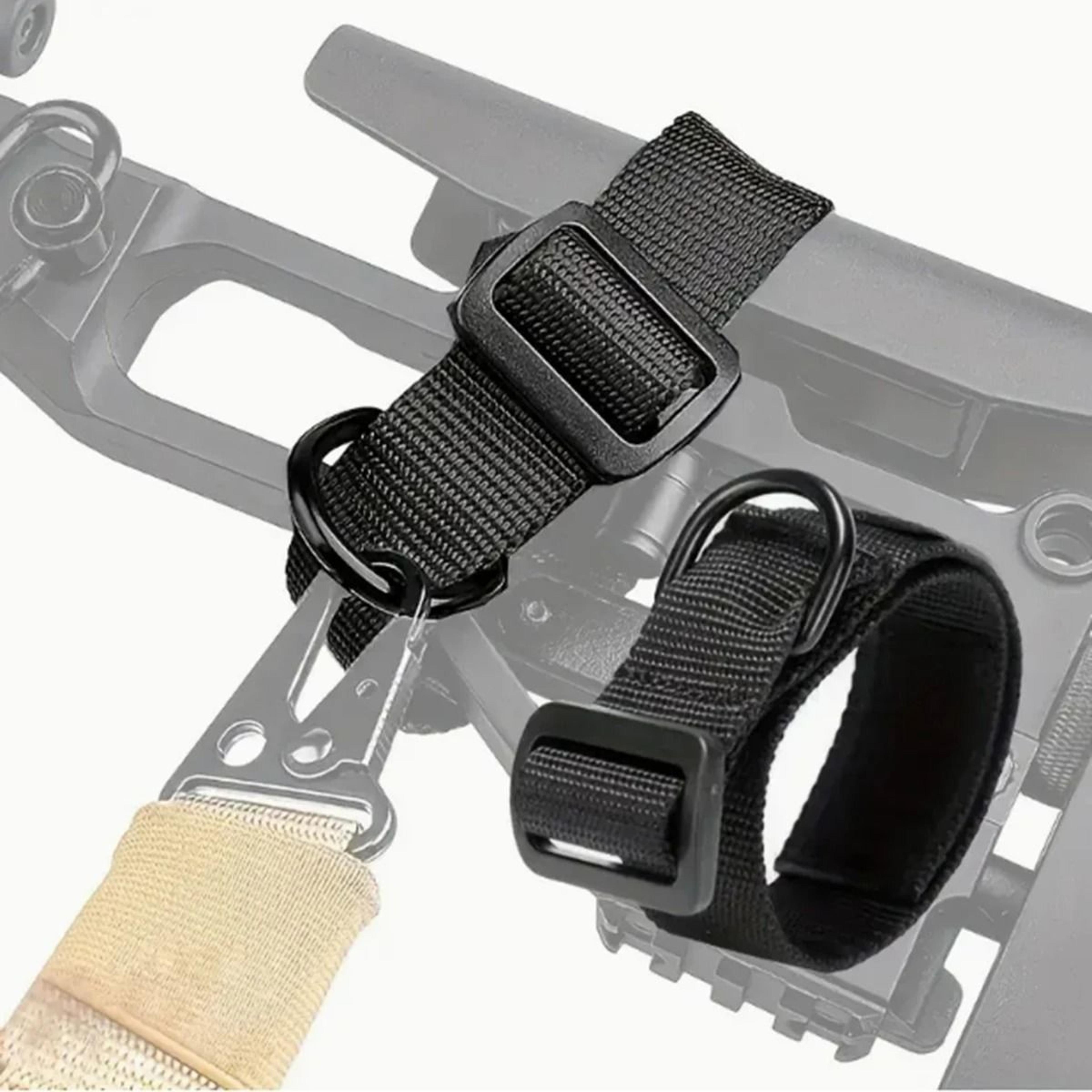 convertible nylon firearm sling for single and double point carry