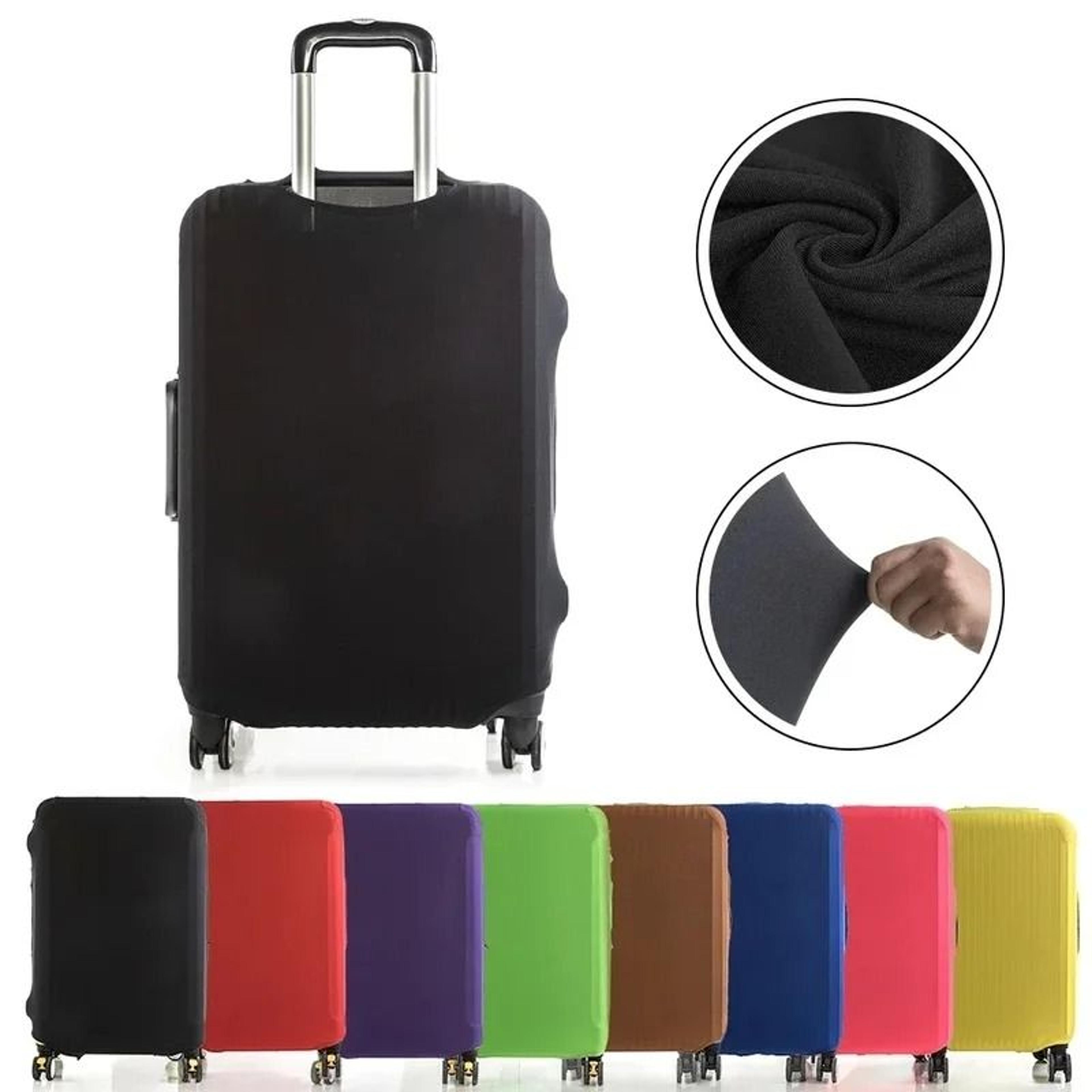 solid color suitcase protective cover for 18 to 28 inch luggage
