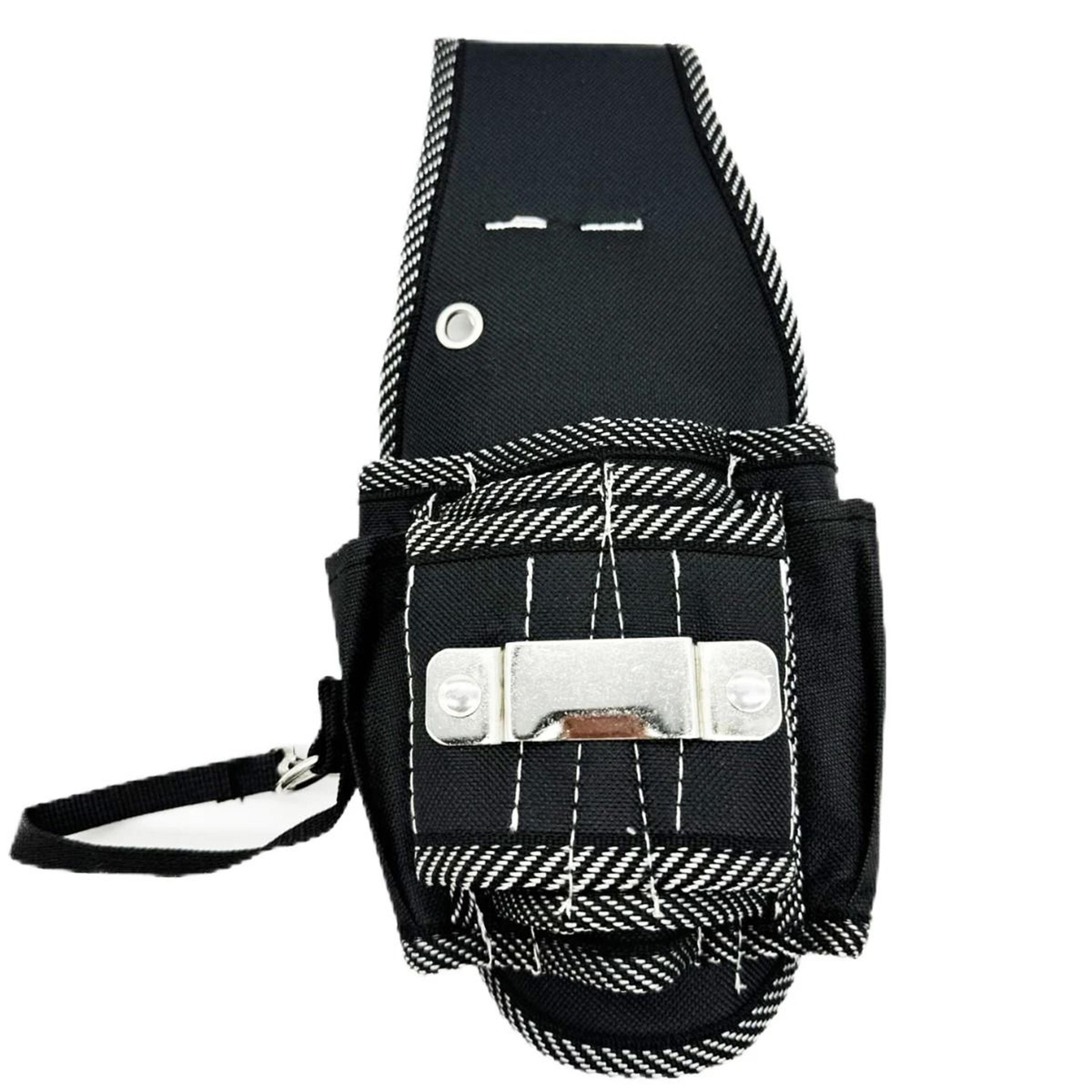 nine in one electrician tool pouch with durable belt holder