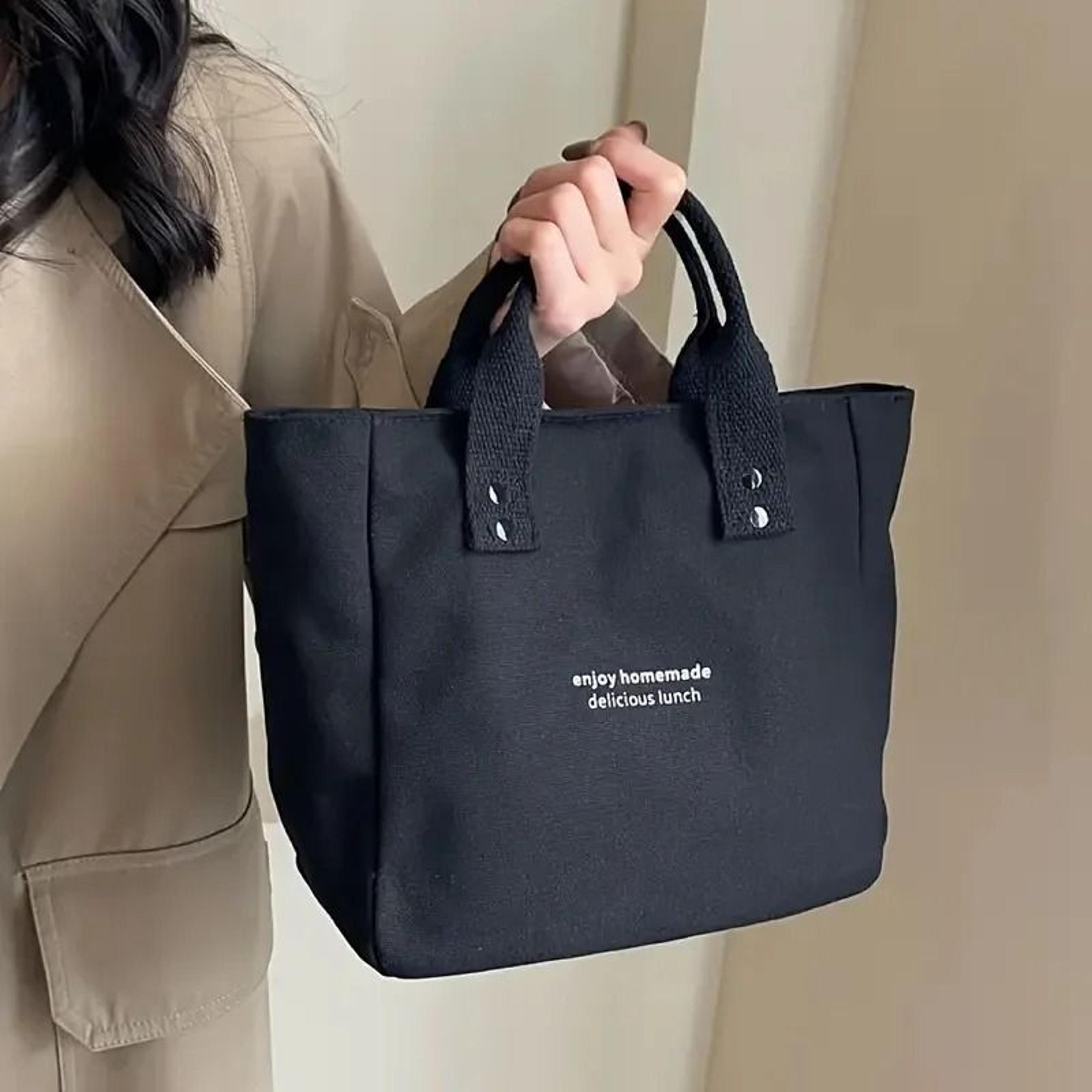 classic durable canvas tote bag for work shopping and everyday use