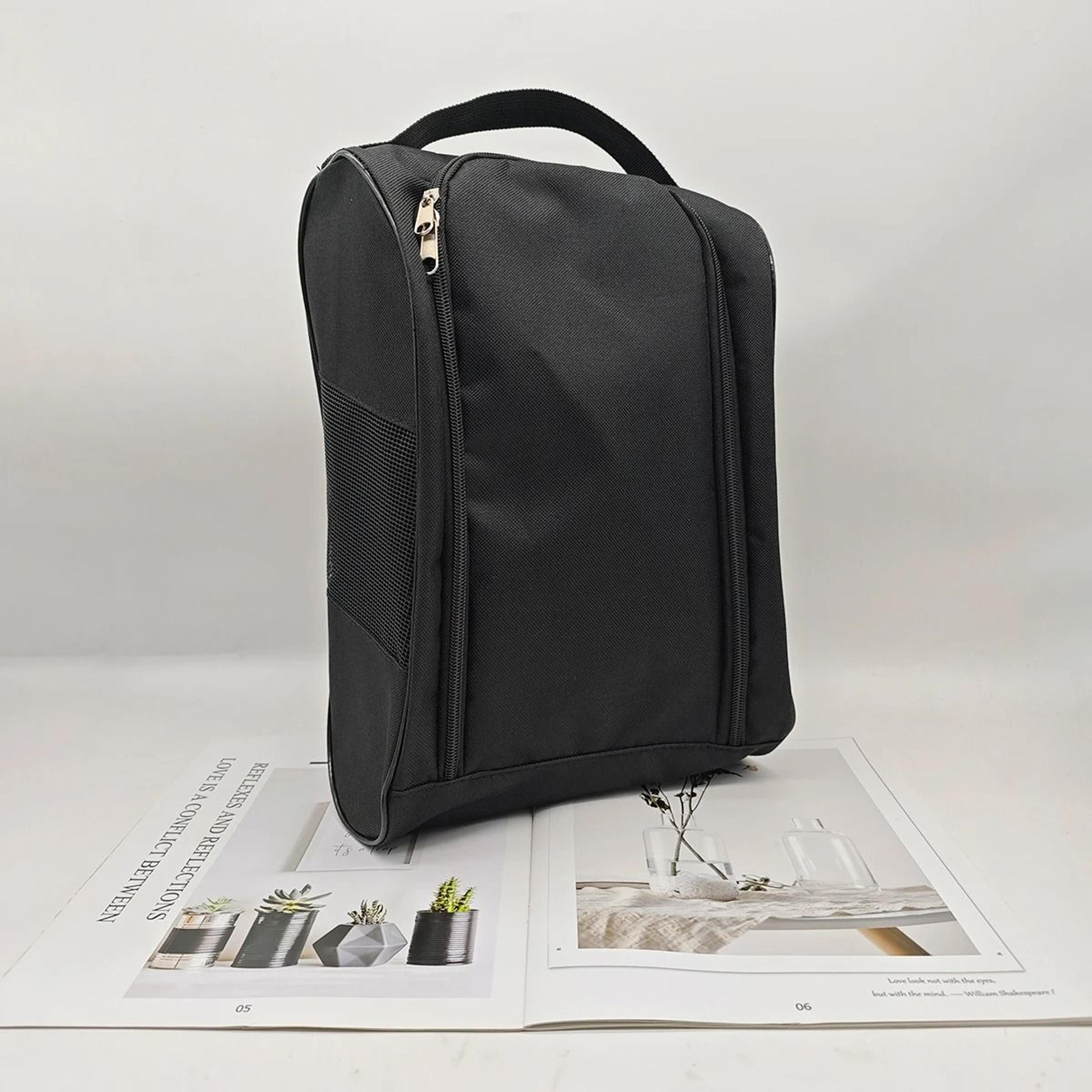 breathable oxford golf shoe bag for sports and travel storage