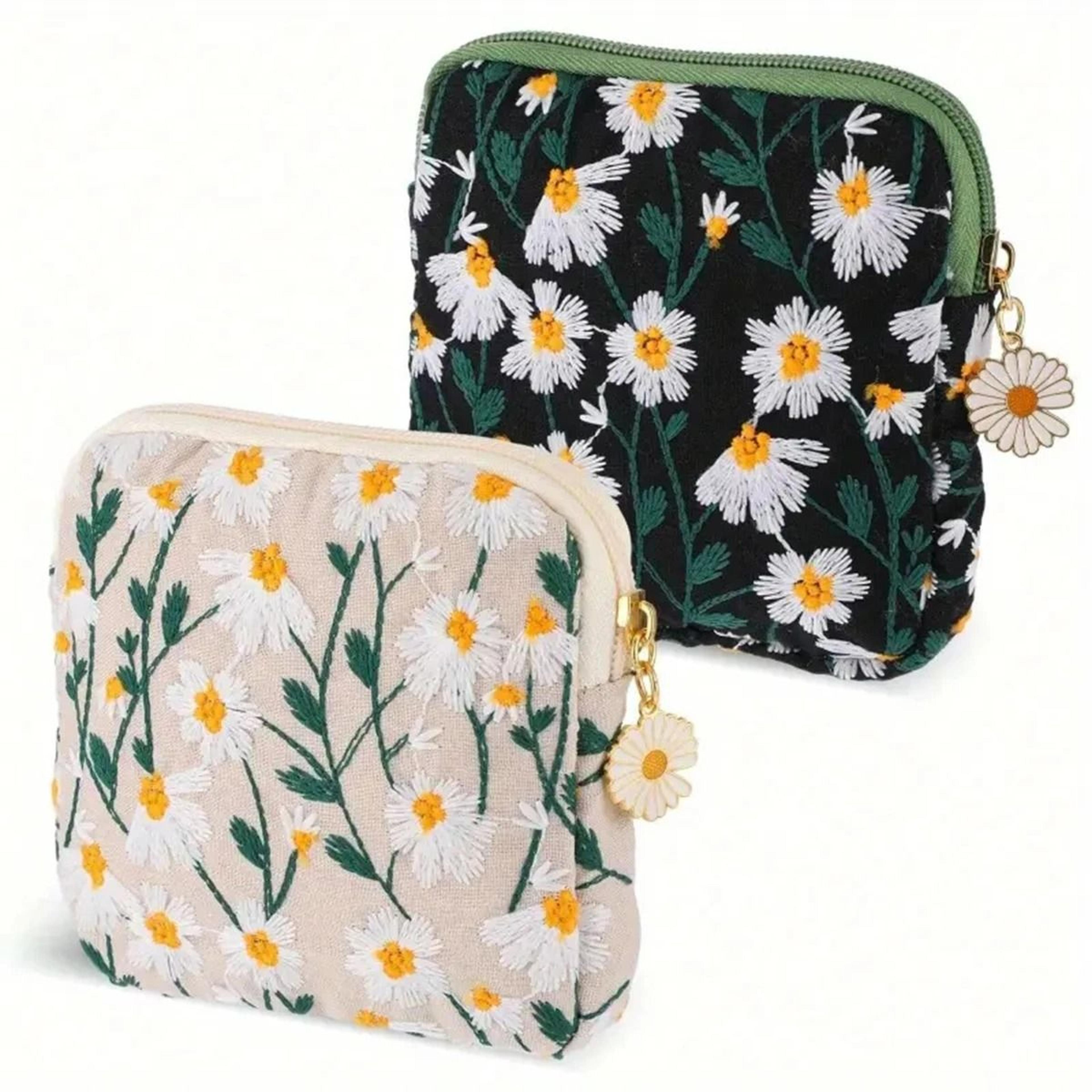 portable large capacity sanitary pad storage pouch set