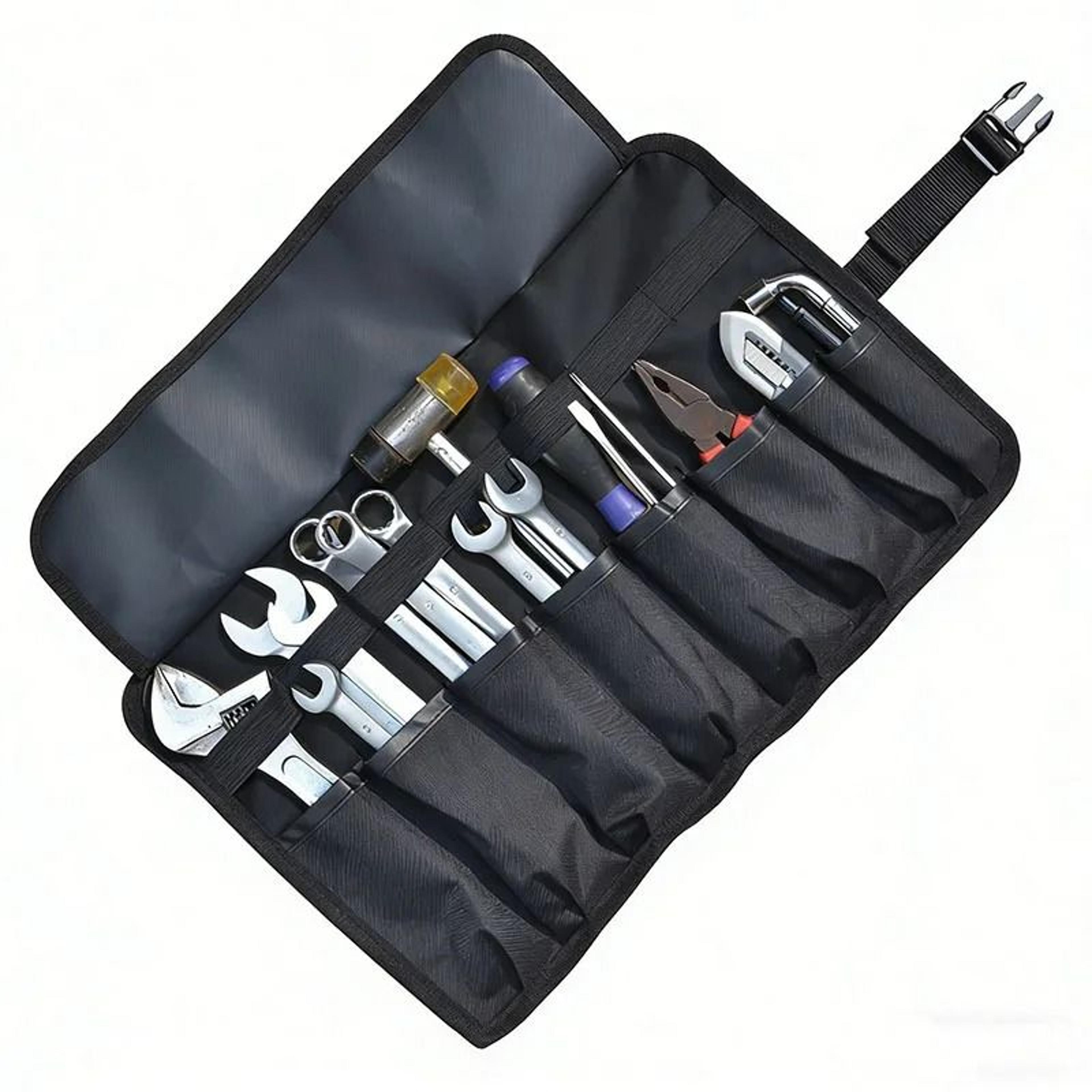 portable oxford cloth roll up tool organizer bag