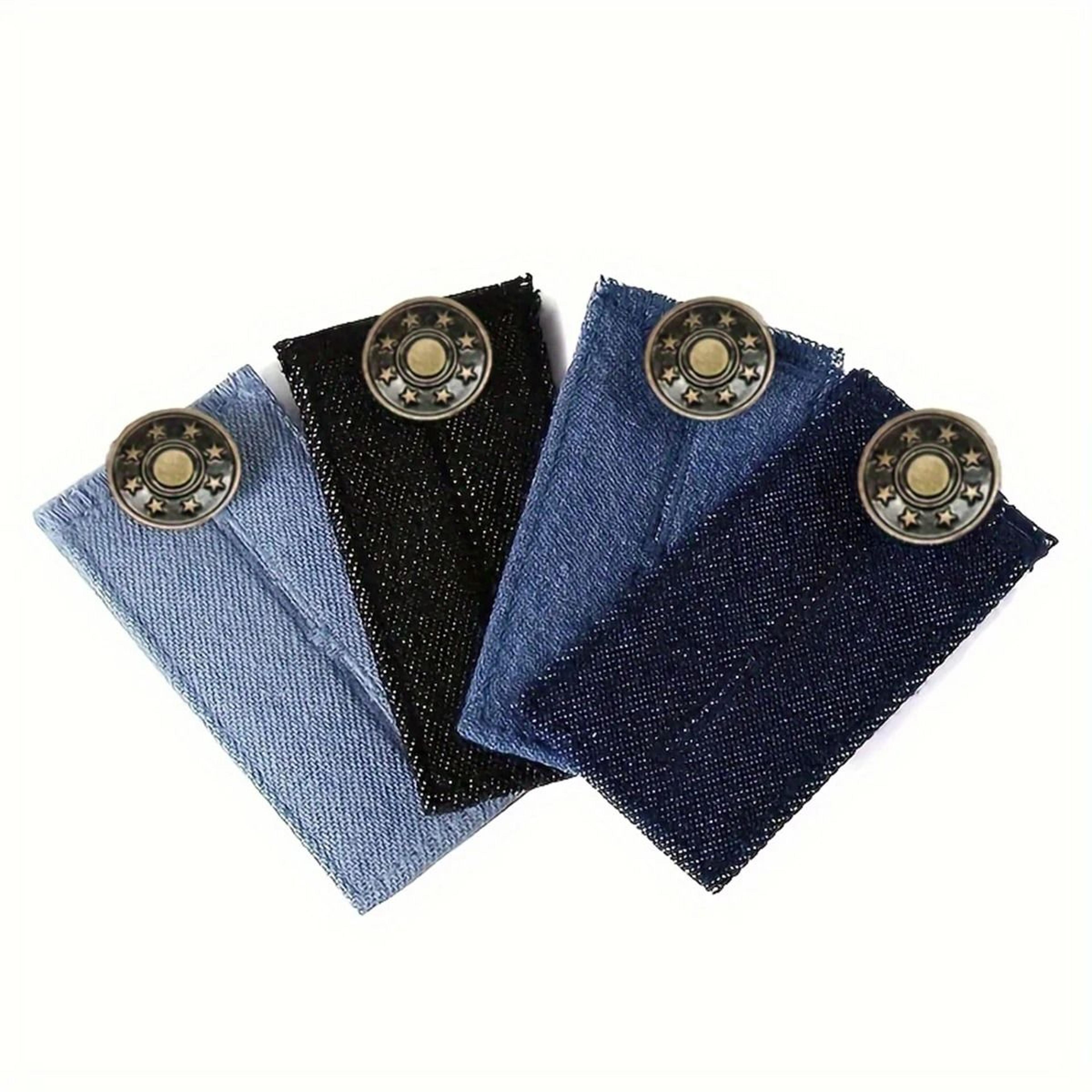 four piece elastic button waist extenders for jeans and pants